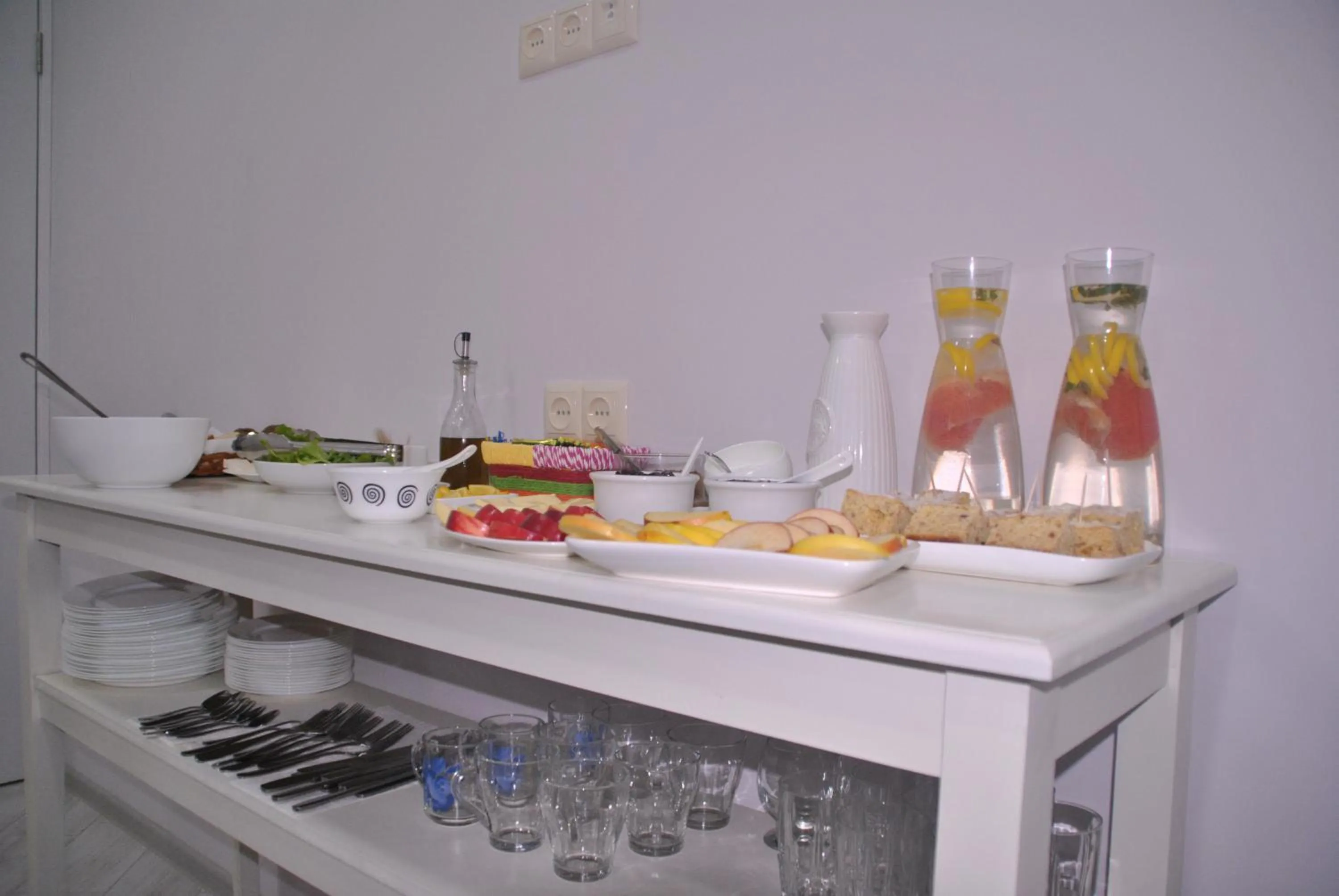 Food and drinks in Hotel Casa calda