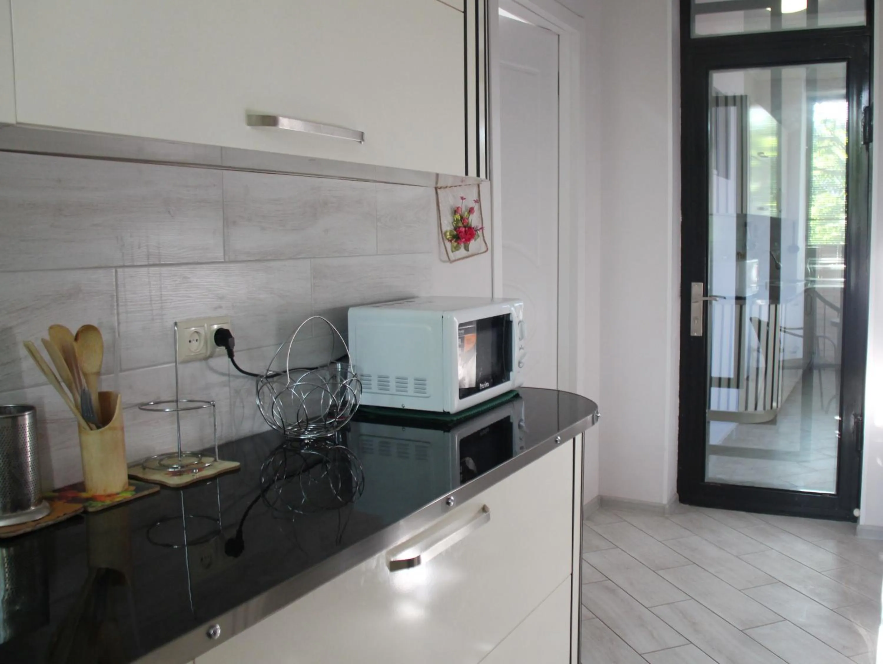 Kitchen or kitchenette in Hotel Casa calda