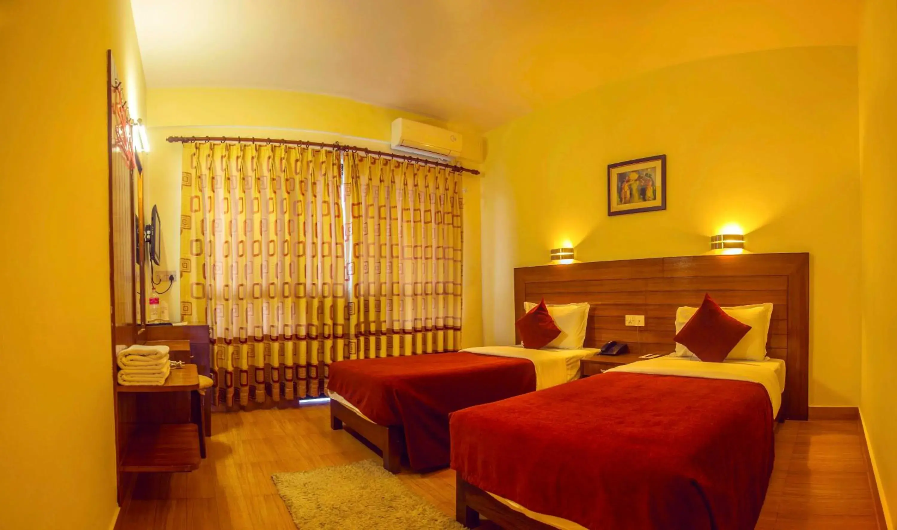 Decorative detail, Bed in Hotel Tara Decorative detail, Bed in Hotel Tara