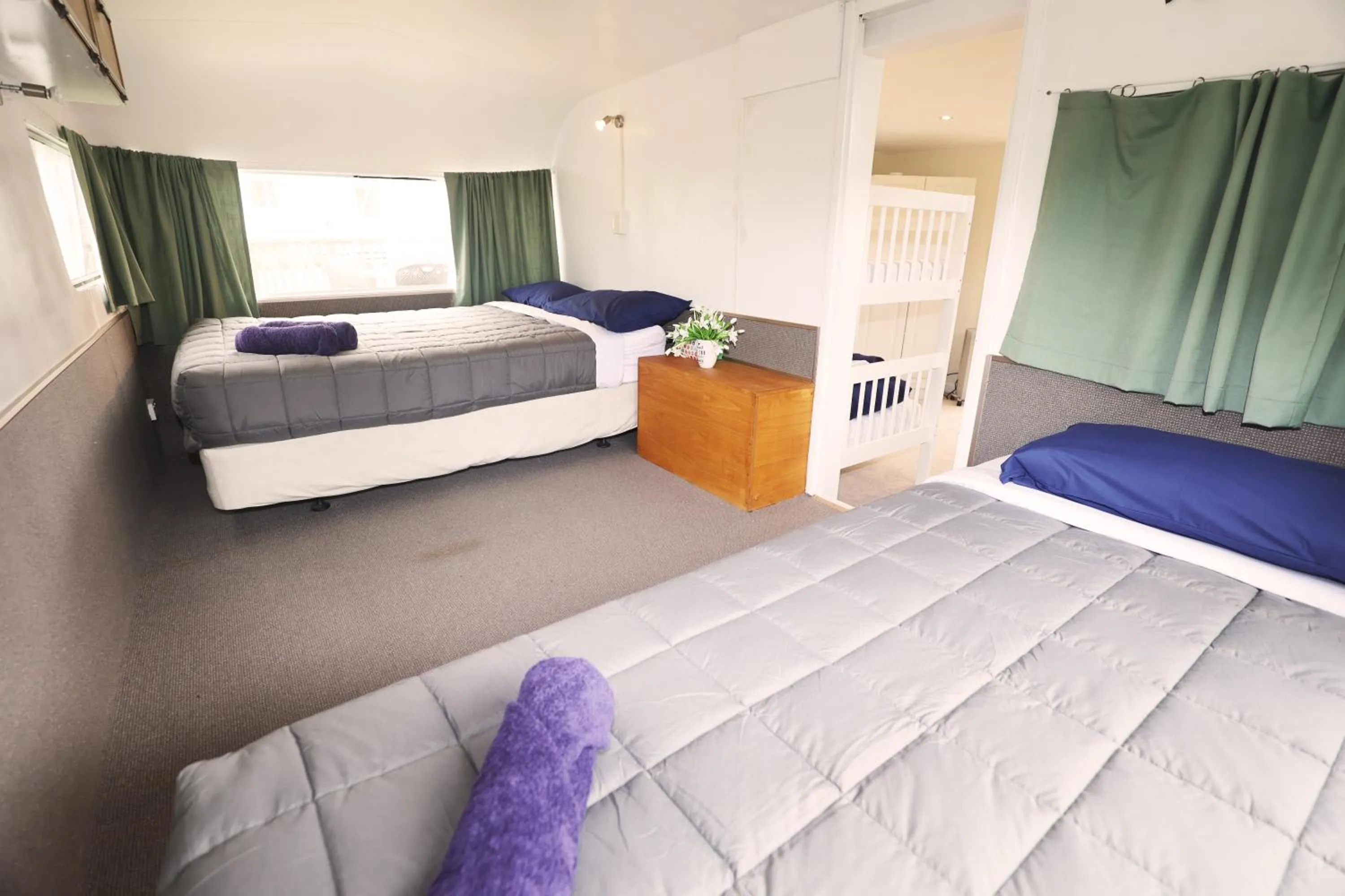 Bedroom, Bed in Orere Point TOP 10 Holiday Park