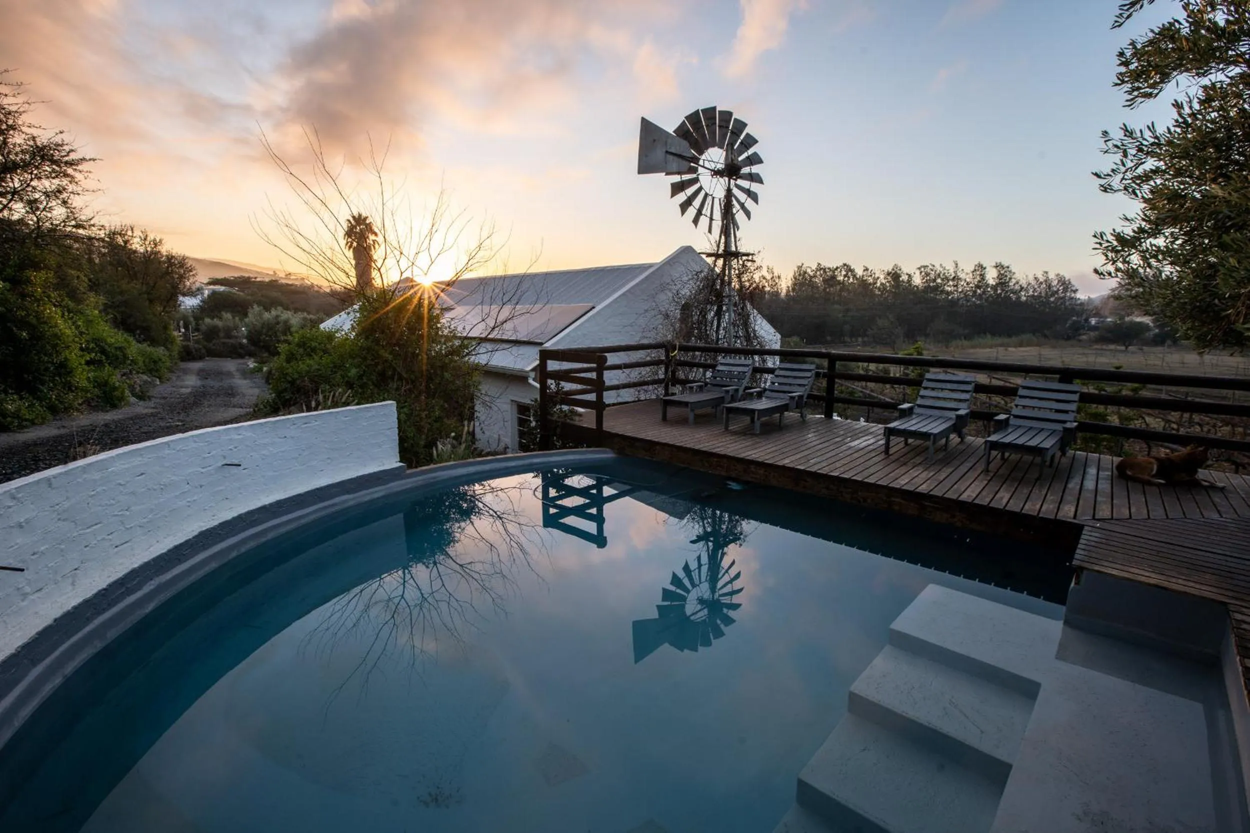 Swimming pool in Kogman & Keisie Guest Farm