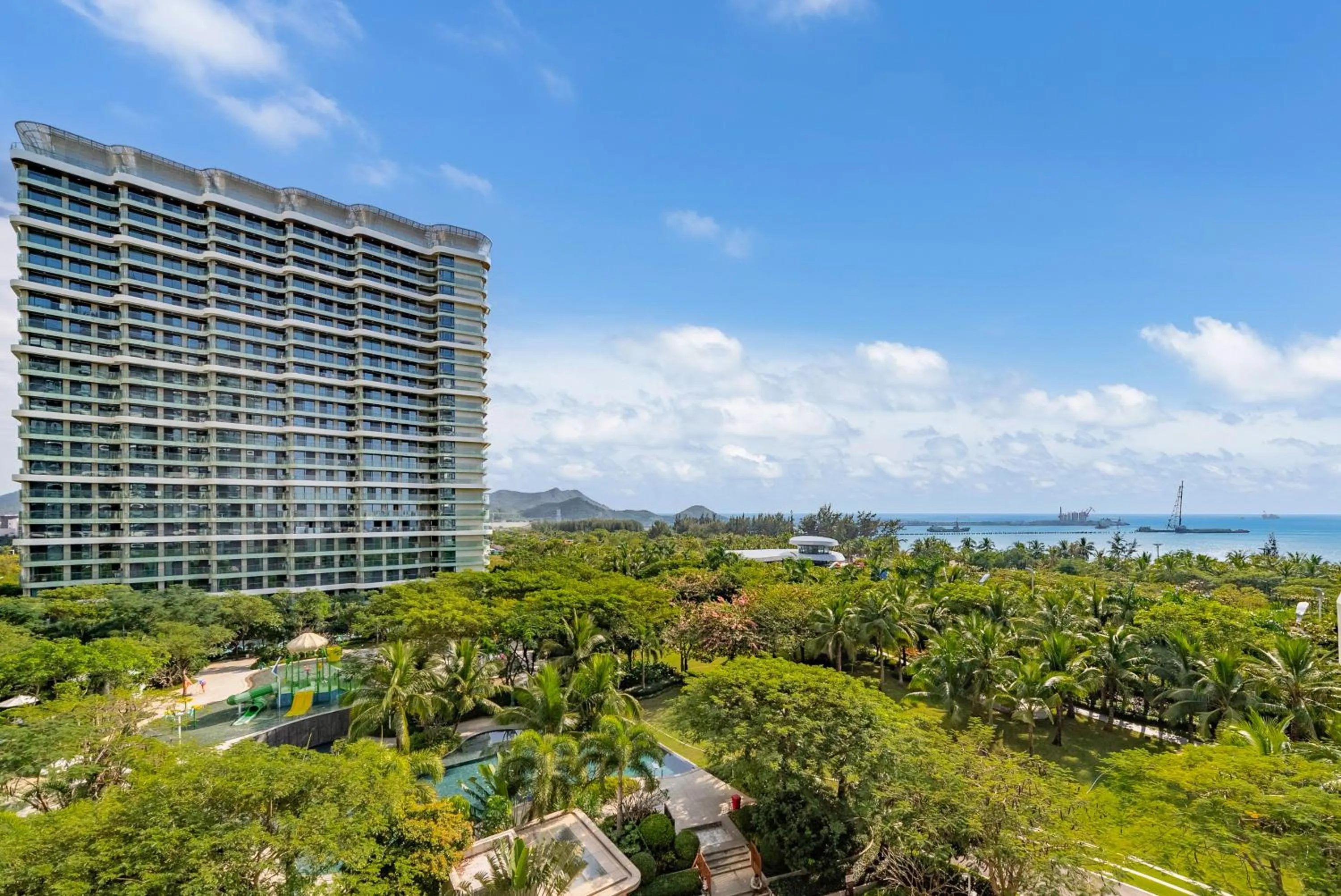 Sea view in Elnob Seaview Aparthotel Hai Tang Bay Sanya