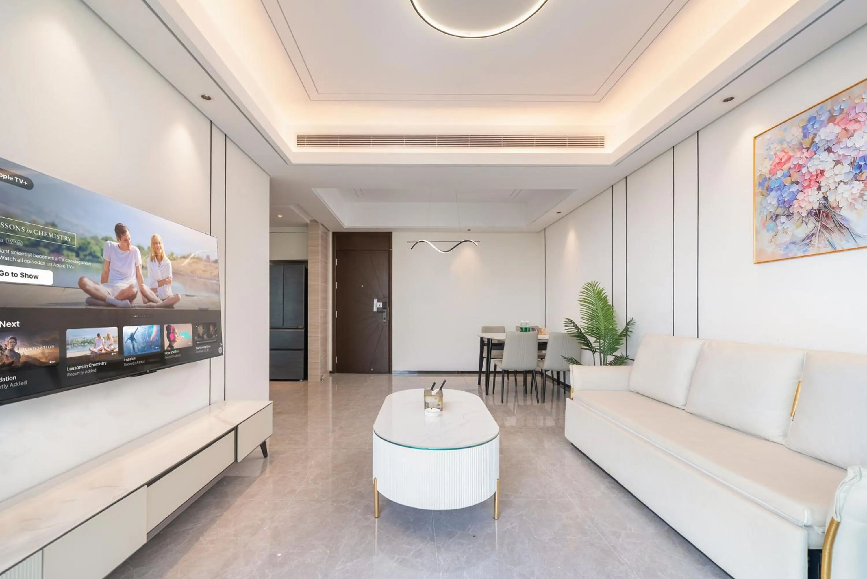 Living room in Elnob Seaview Aparthotel Hai Tang Bay Sanya