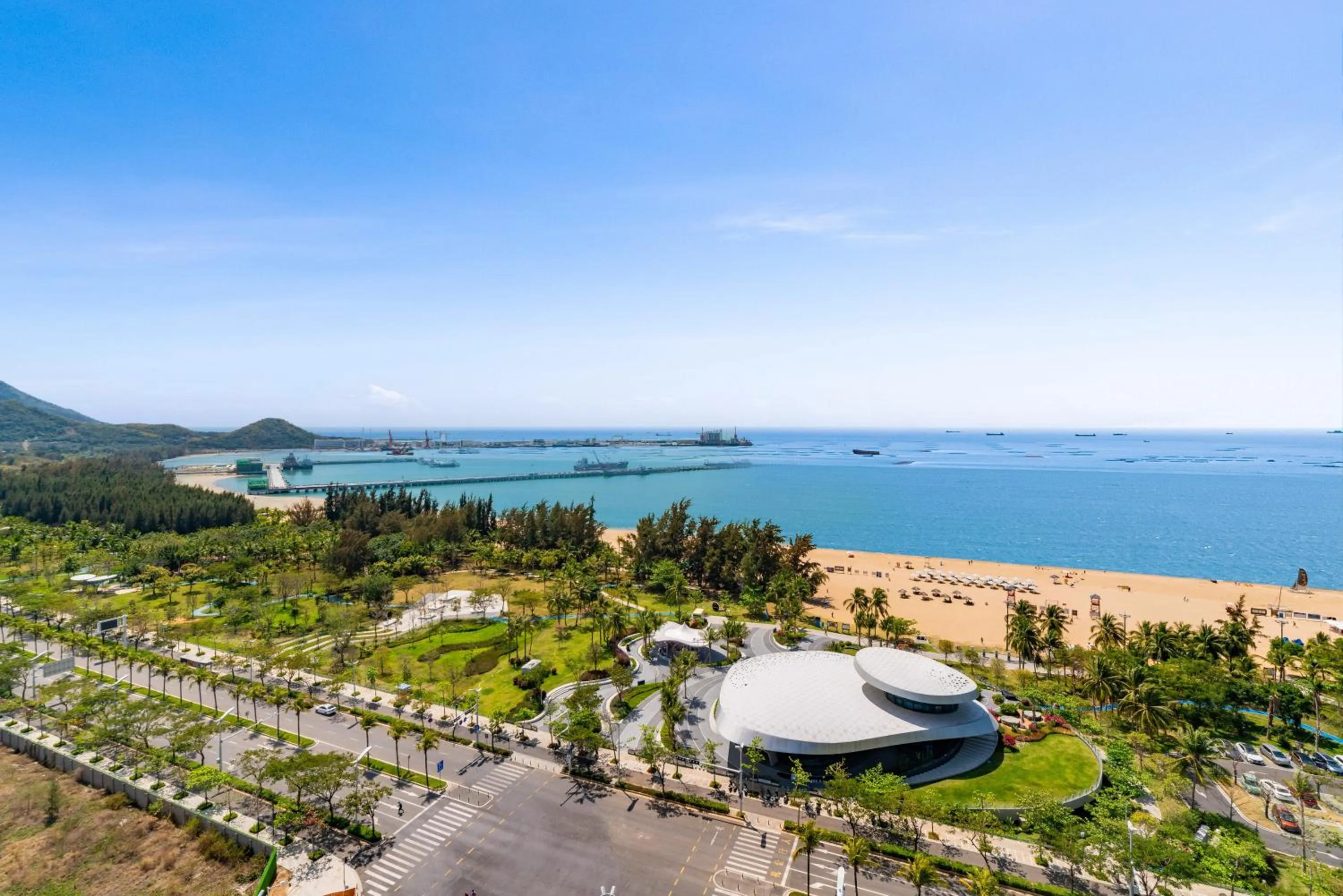 Sea view in Elnob Seaview Aparthotel Hai Tang Bay Sanya