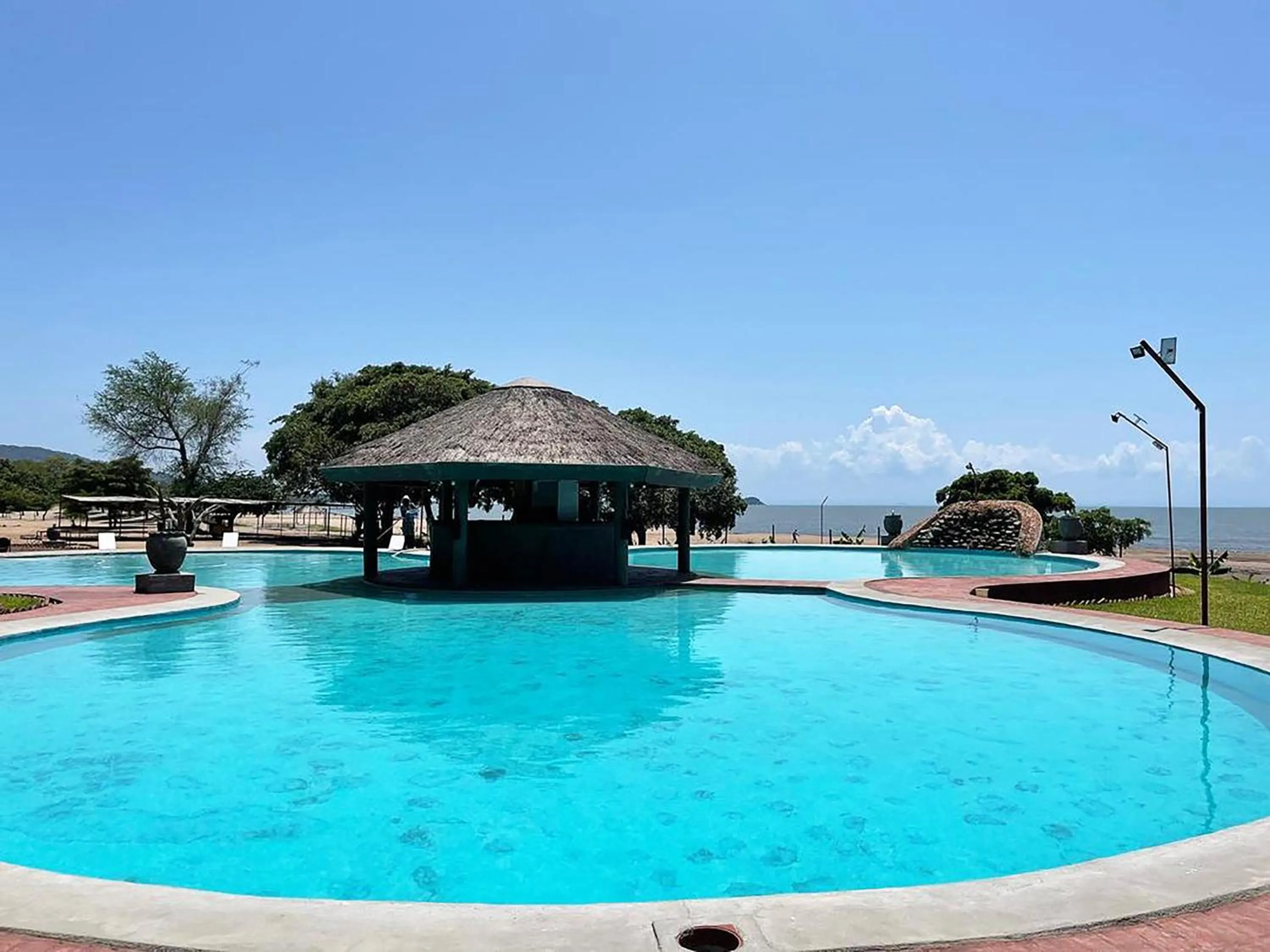 Swimming pool in Kambiri Beach by Serendib