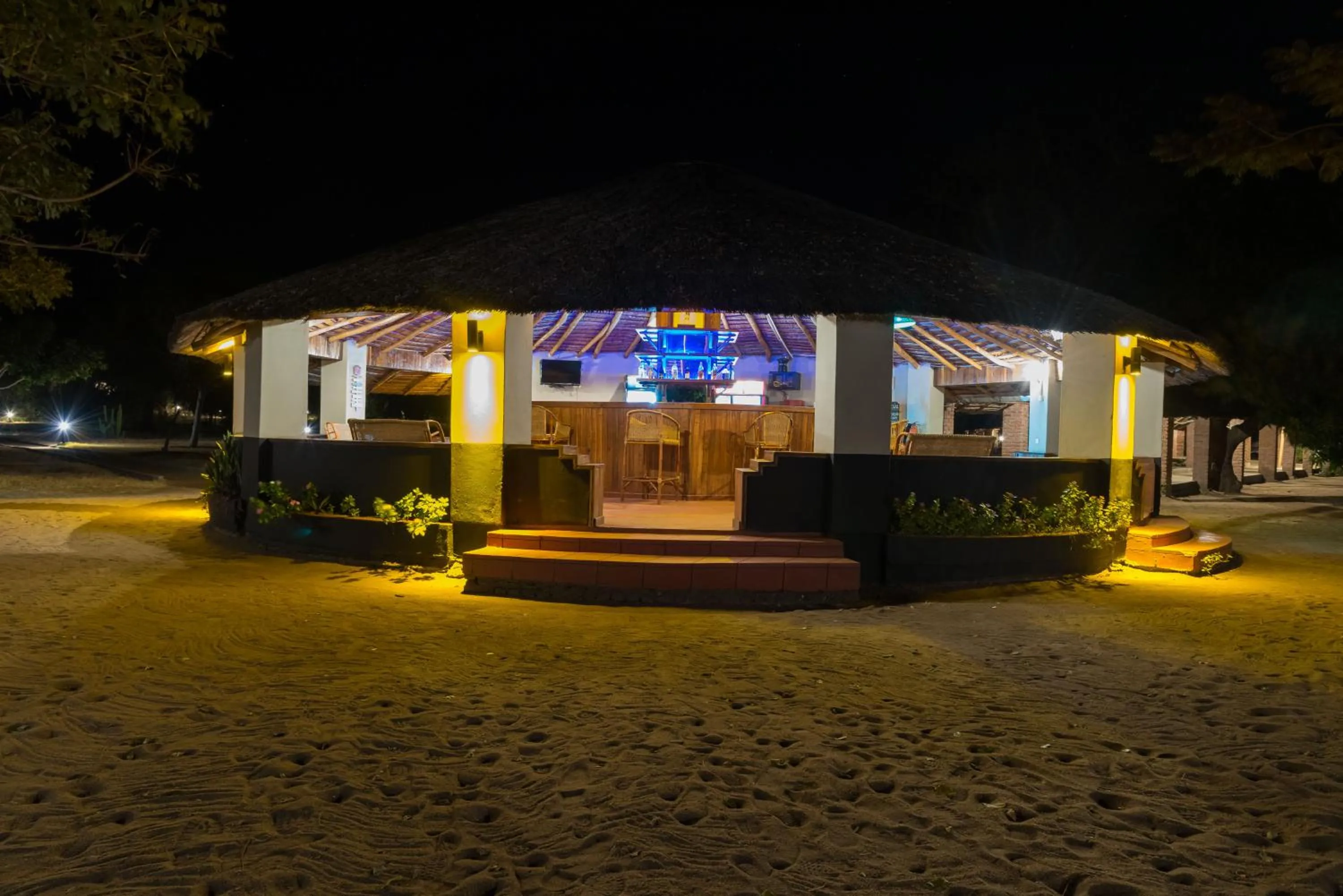 Lounge or bar in Kambiri Beach by Serendib