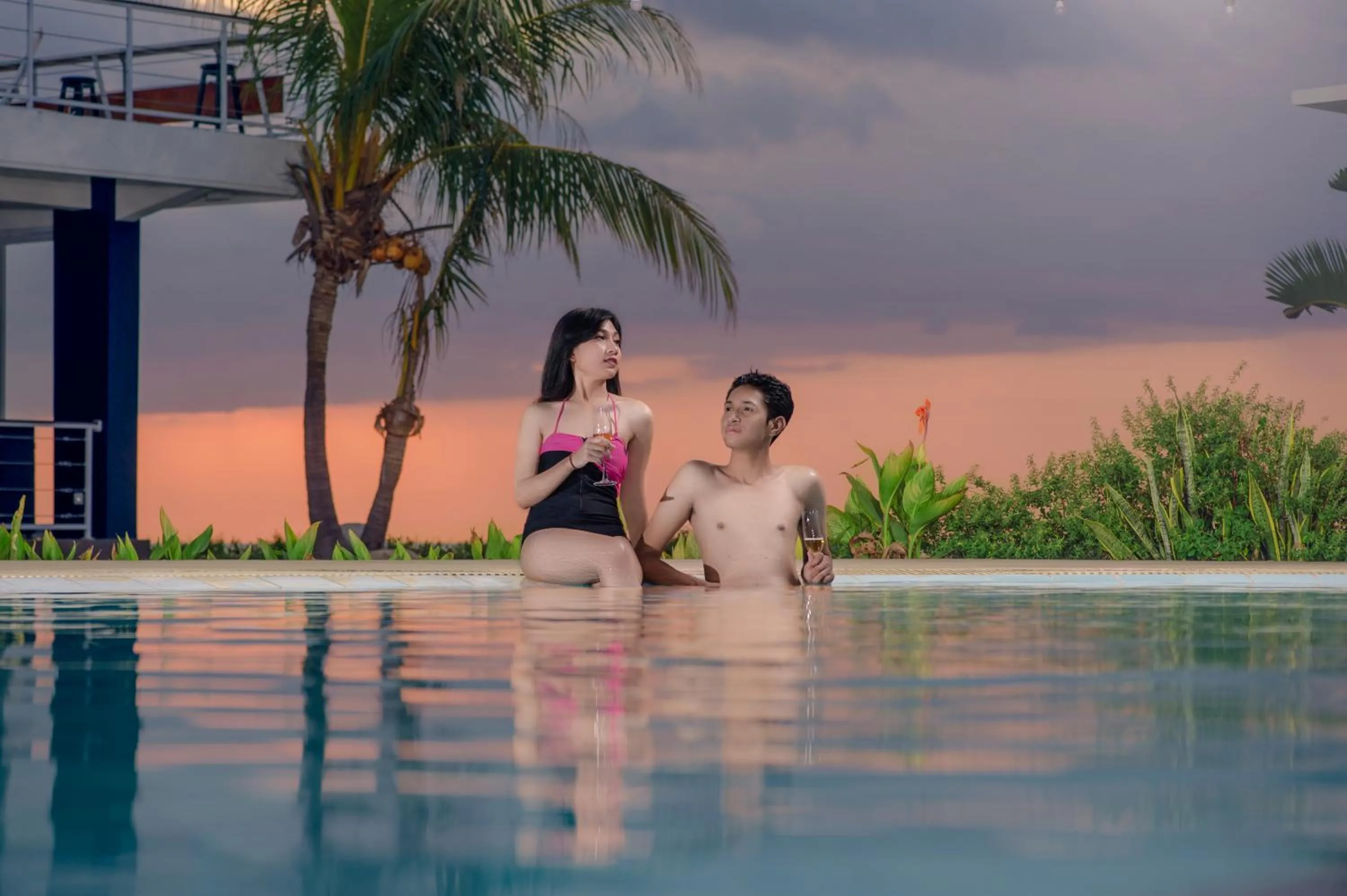 Swimming pool in Kristal Hotel Kupang