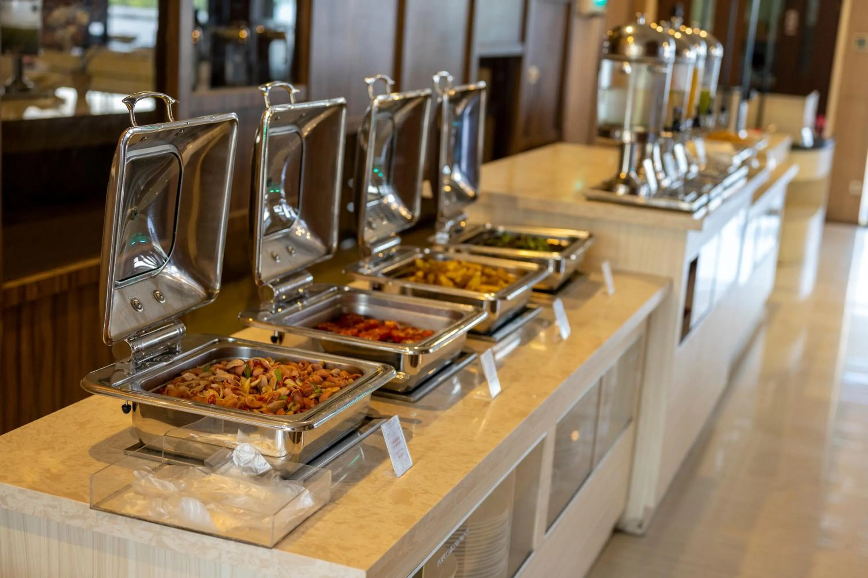 Buffet breakfast in Kristal Hotel Kupang