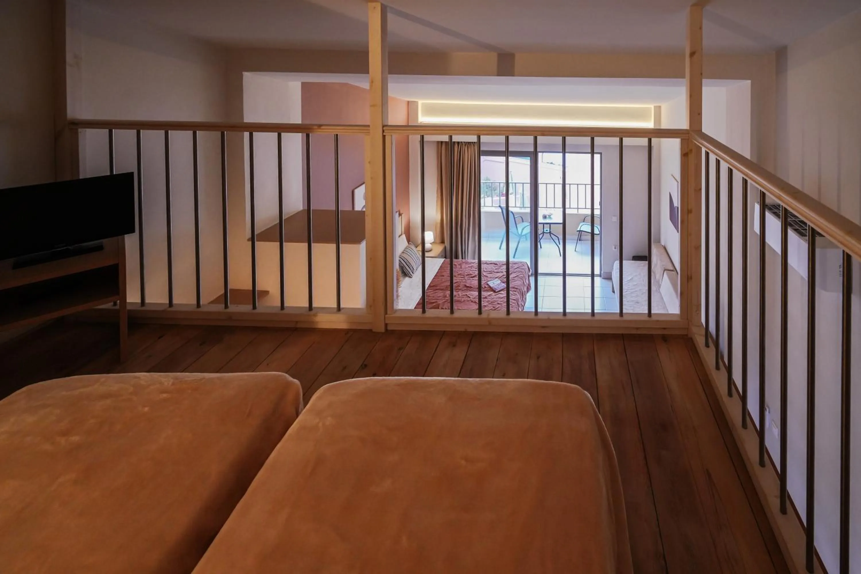 Bed in Anatoli Apartments