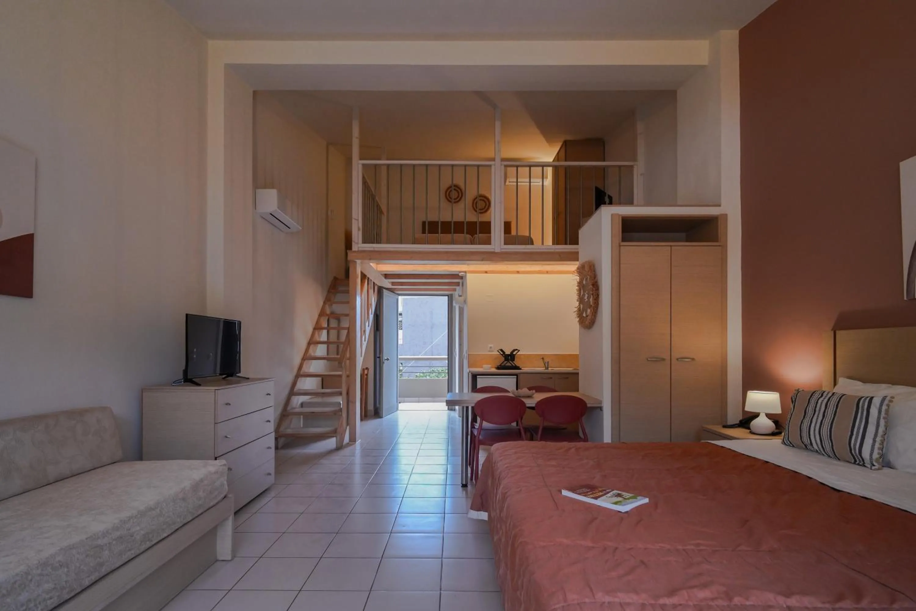 Bed in Anatoli Apartments