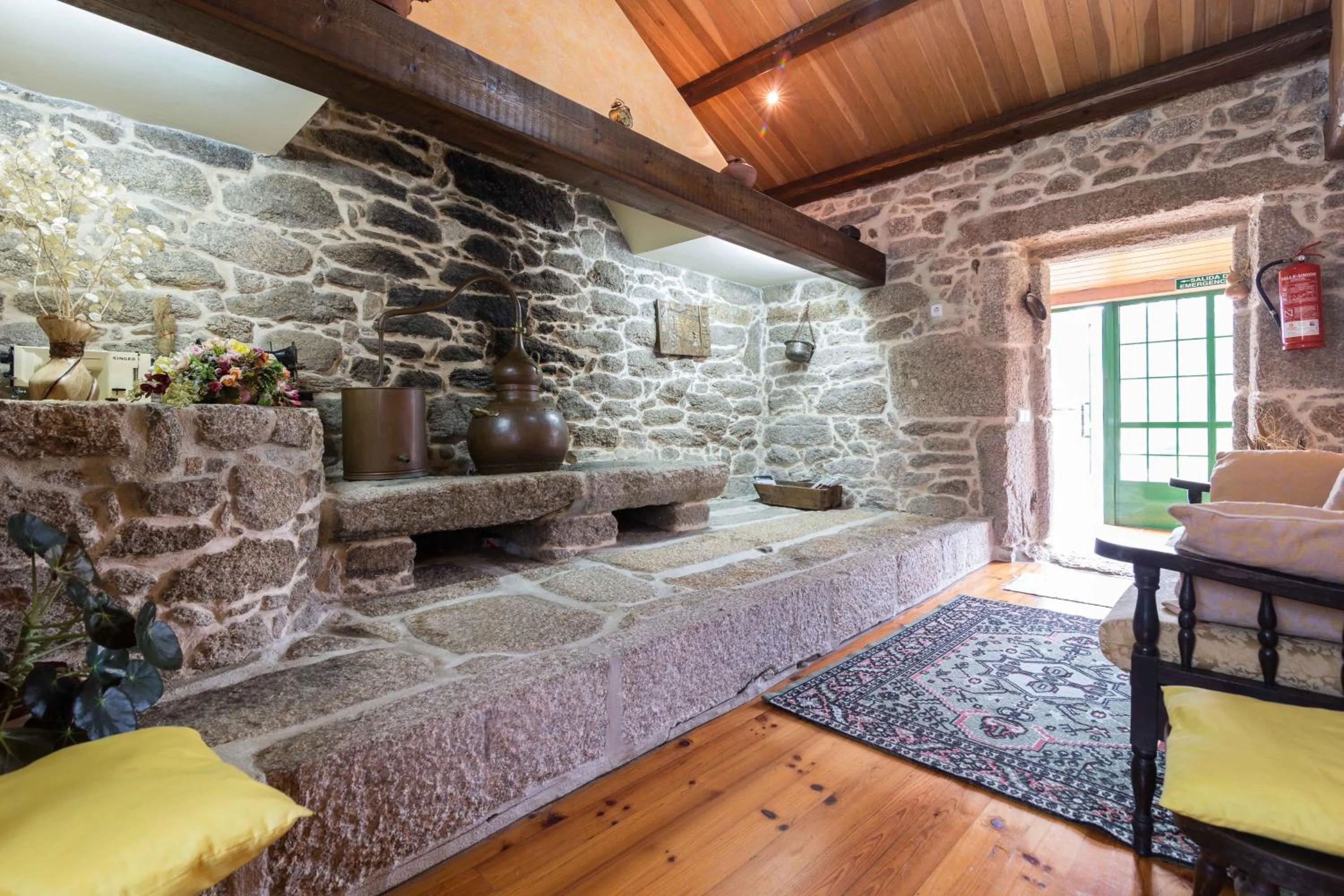 Living room in Casa Da Urcela