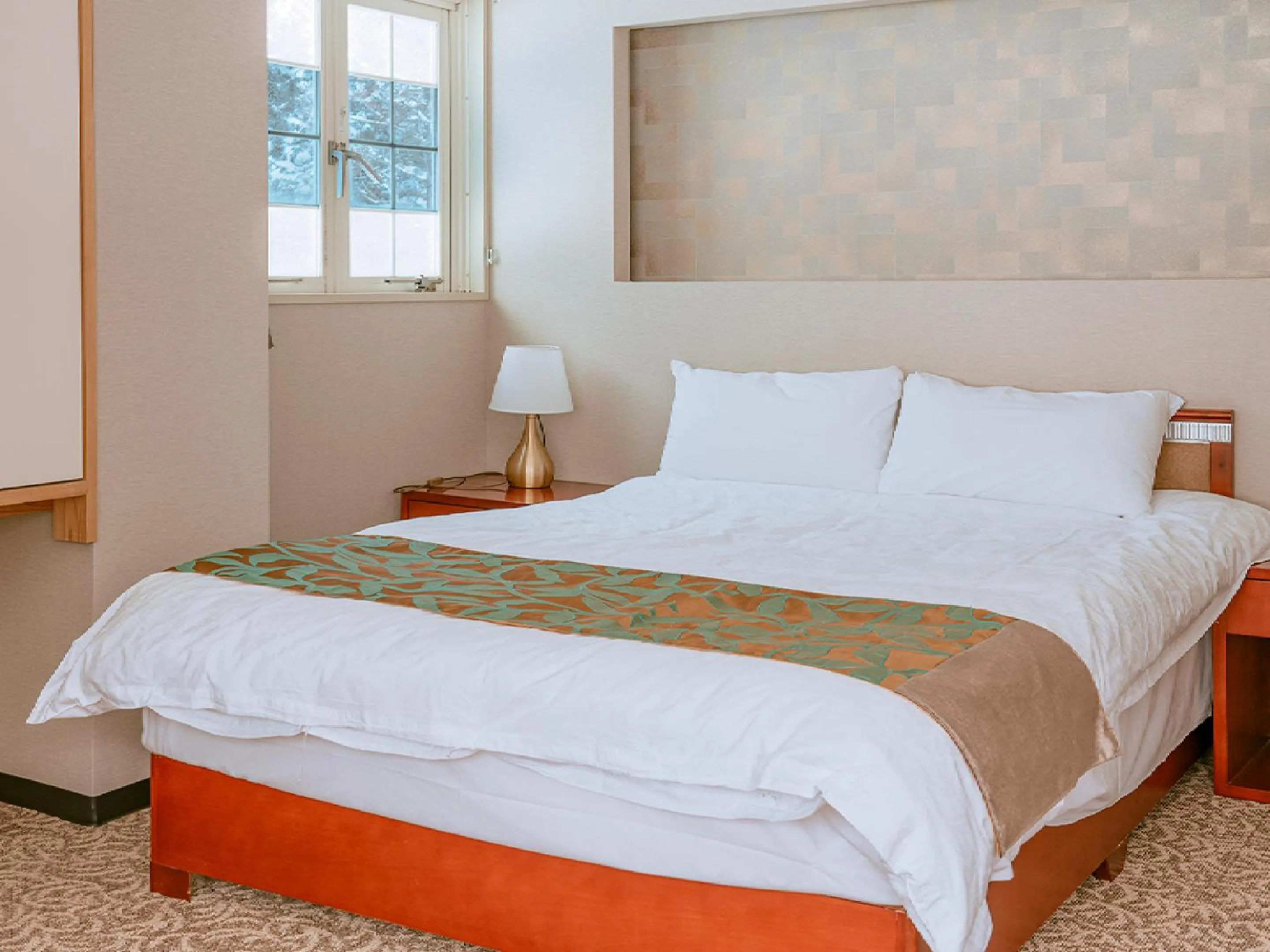 Bed in Hakuba Sun Valley Hotel