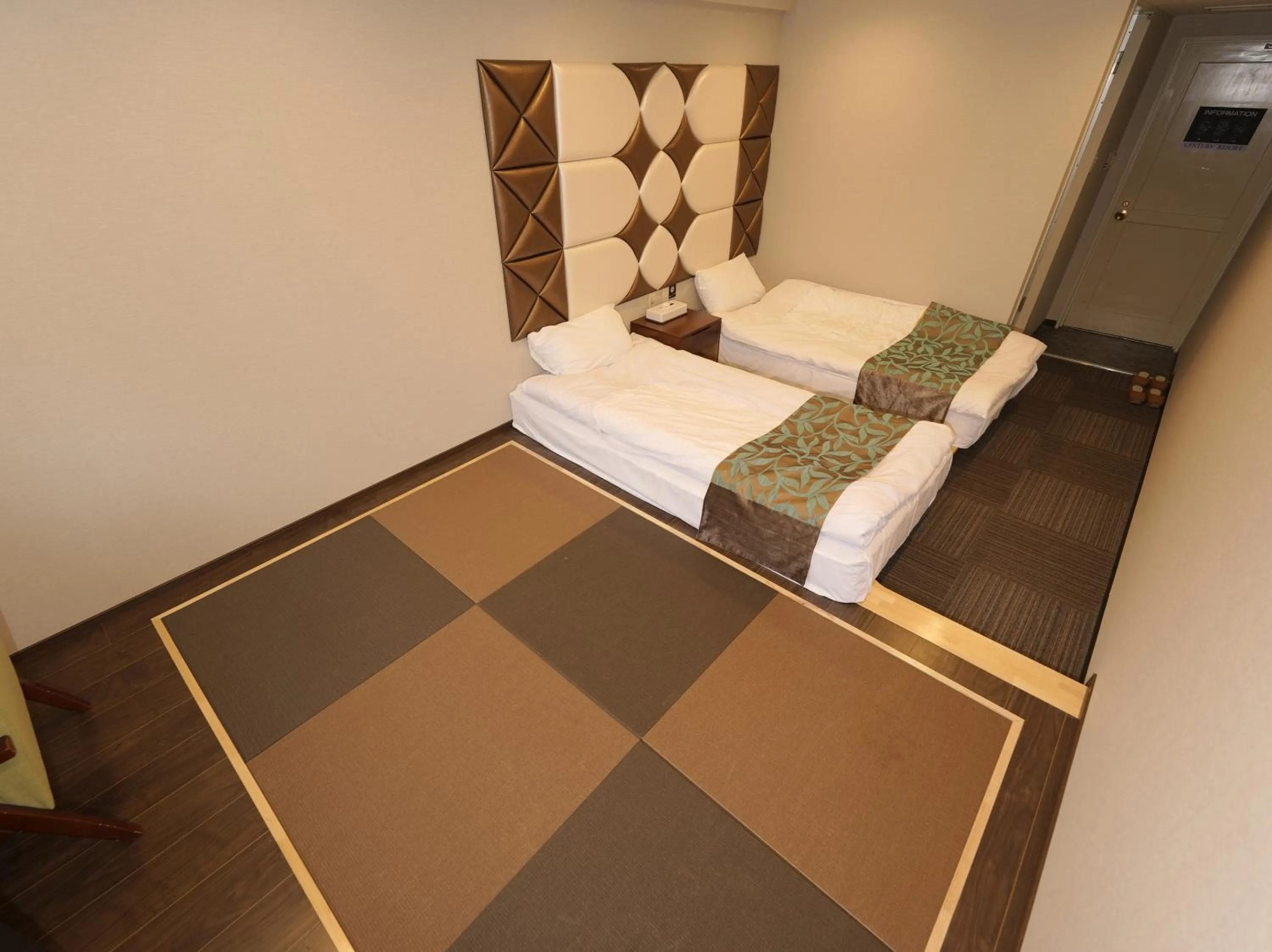 Bed in Hakuba Sun Valley Hotel