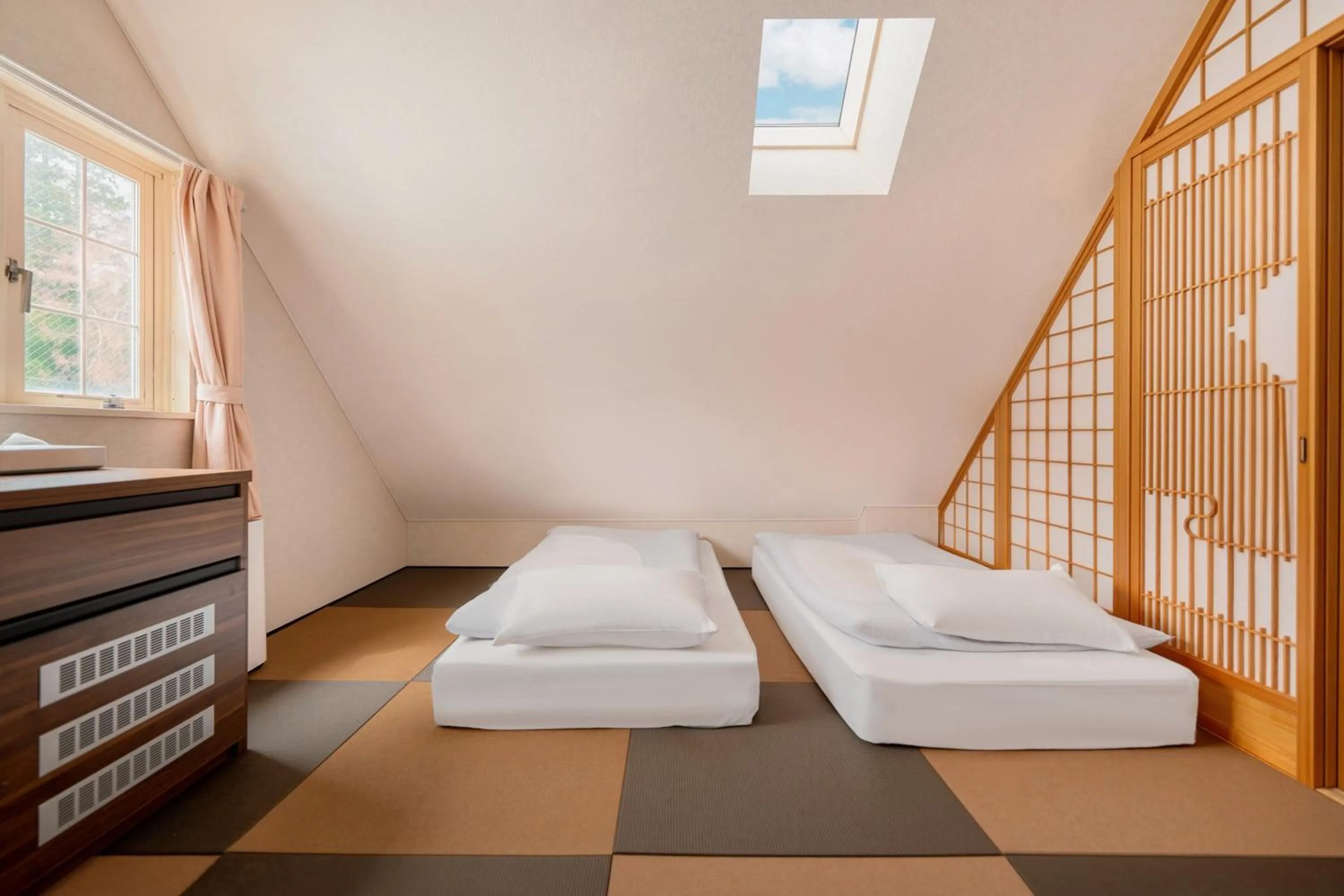 Bed in Hakuba Sun Valley Hotel