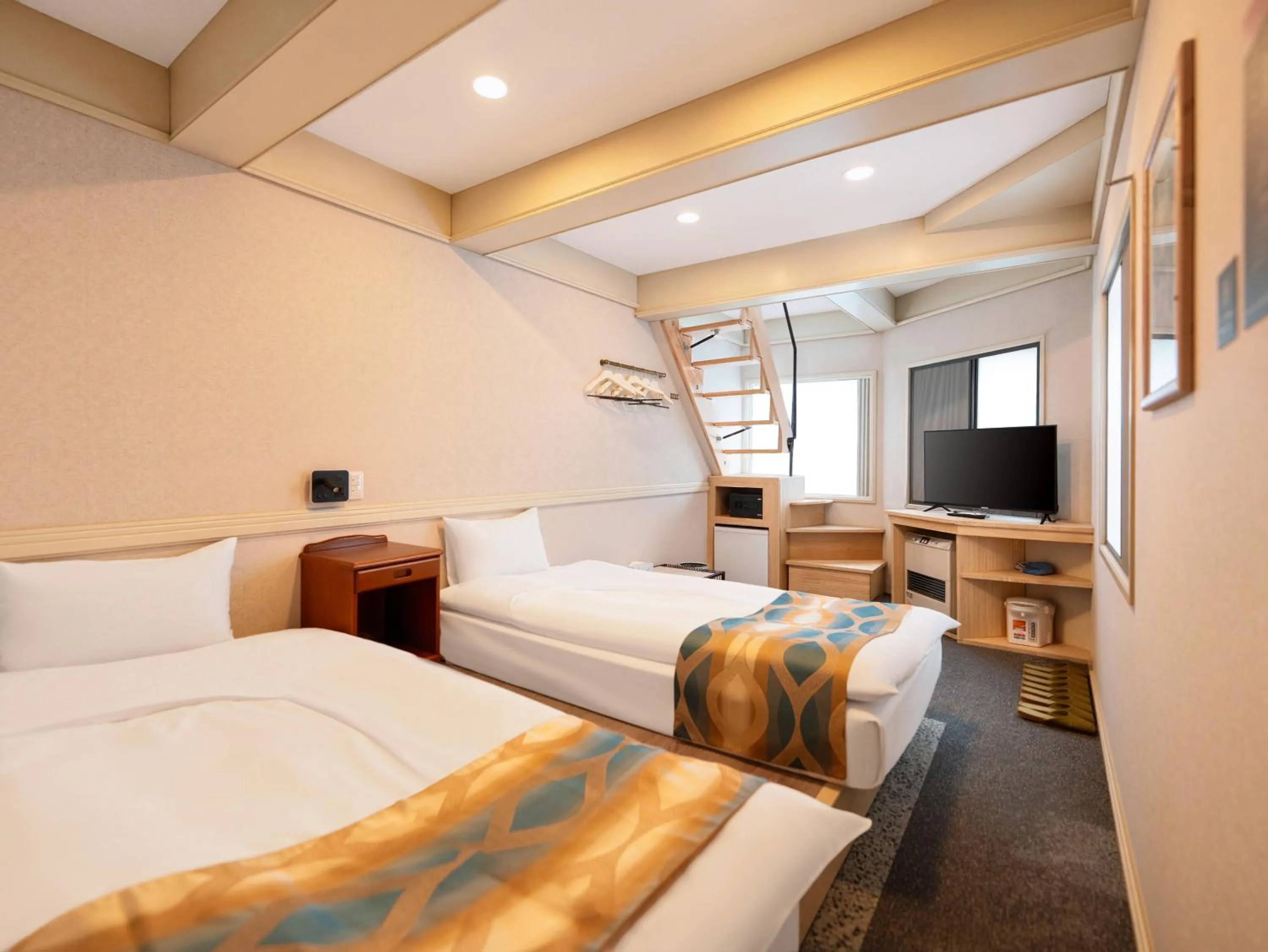 Bed in Hakuba Sun Valley Hotel