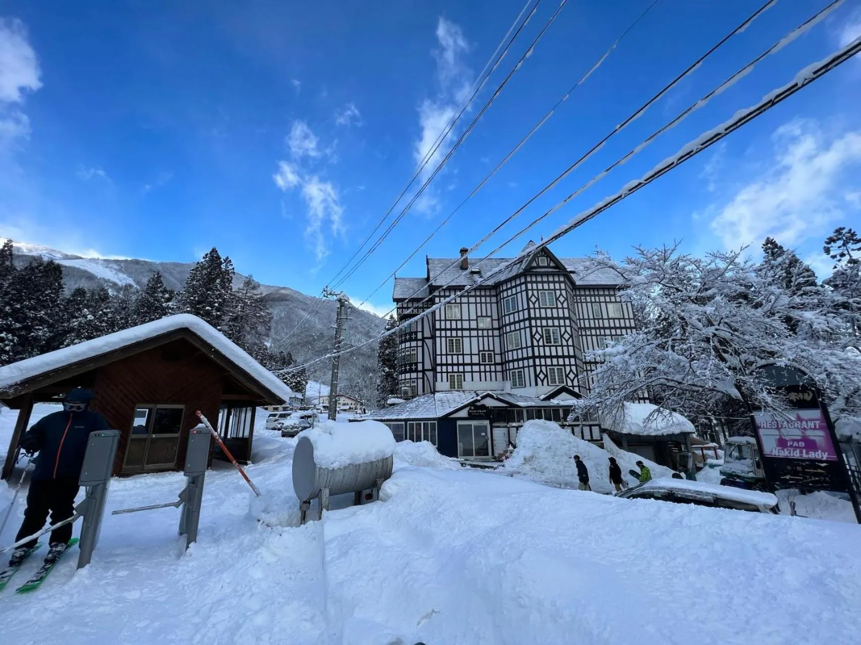 Property building in Hakuba Sun Valley Hotel