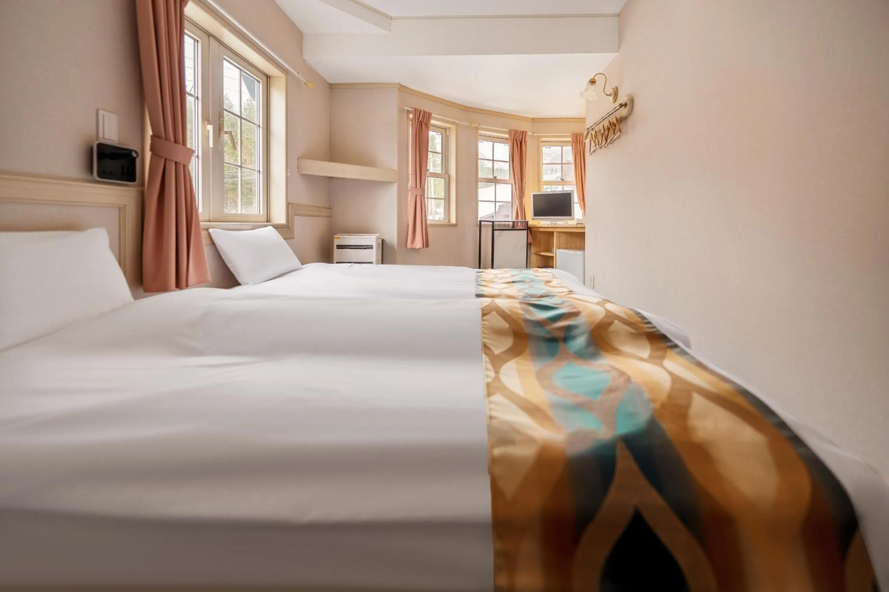 Bed in Hakuba Sun Valley Hotel