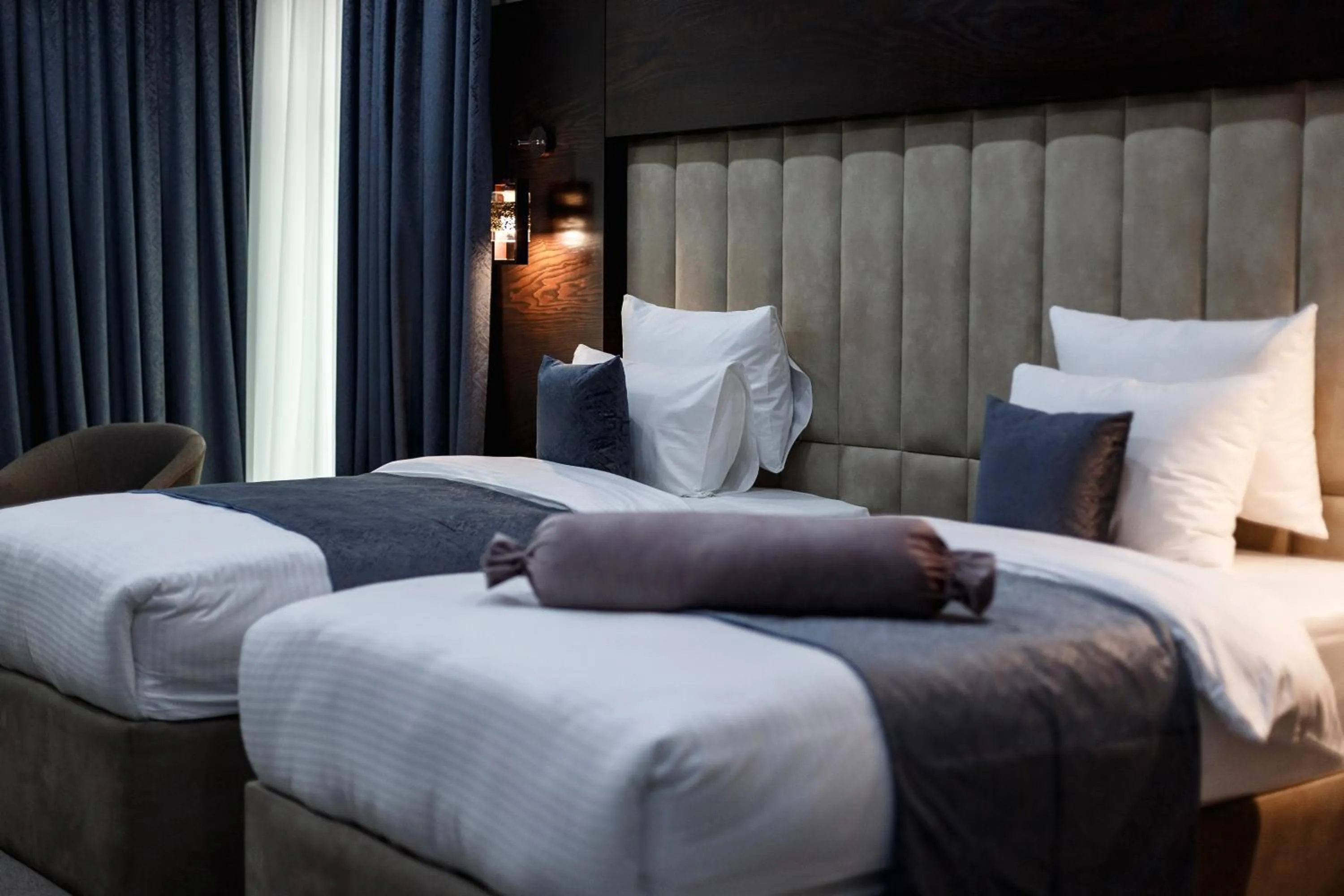 Bed in Parallel Hotel