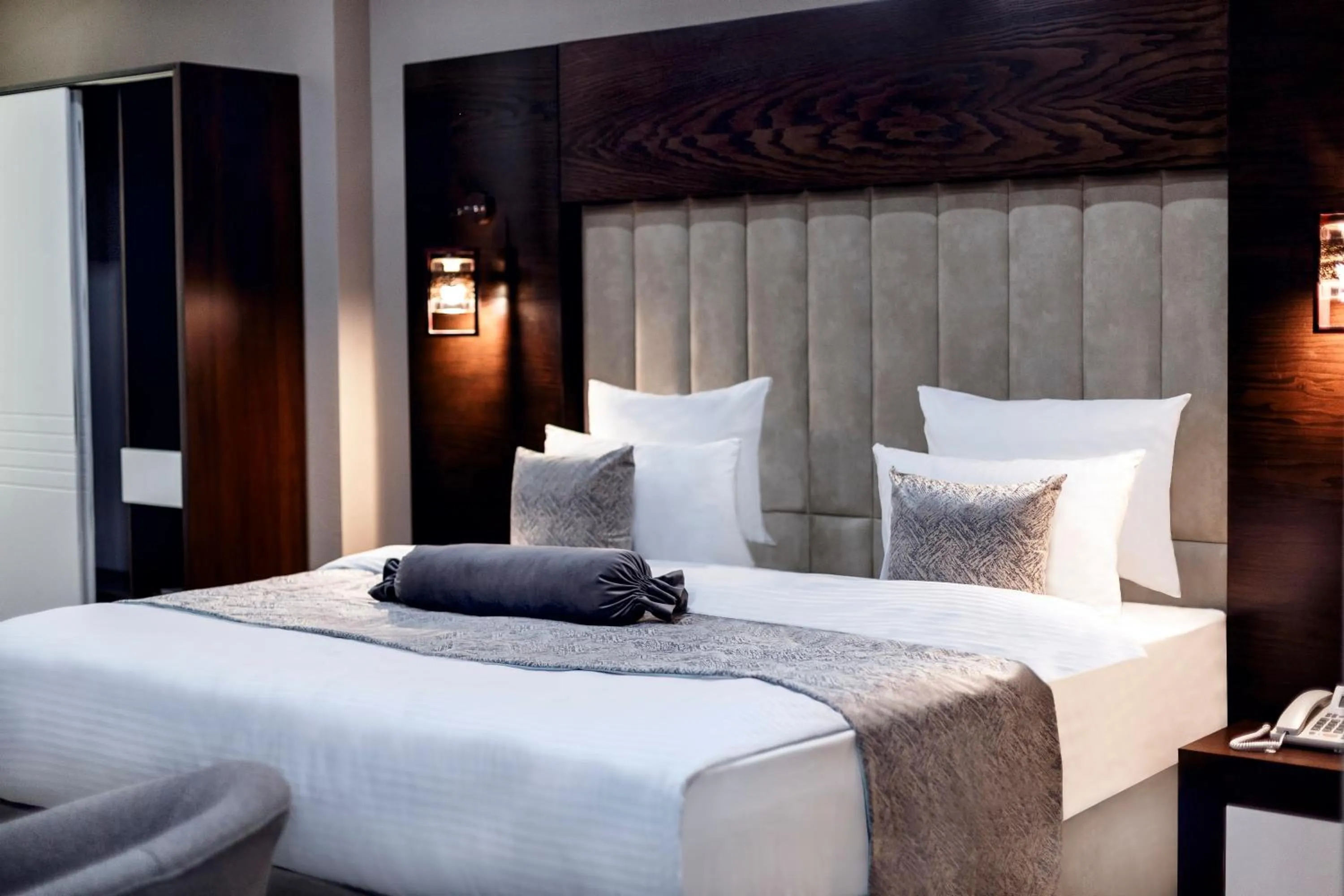 Bed in Parallel Hotel