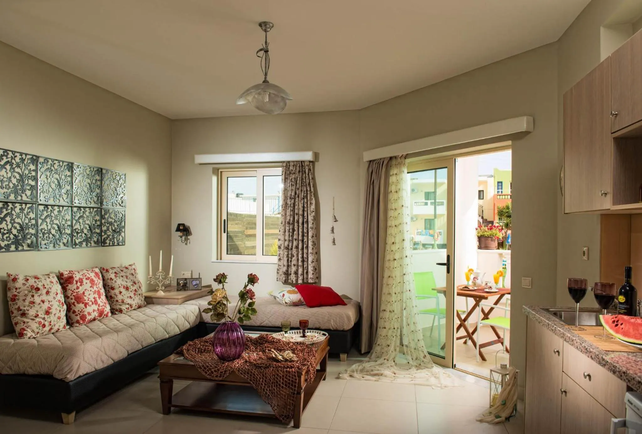 Living room in Sarpidon Apartments