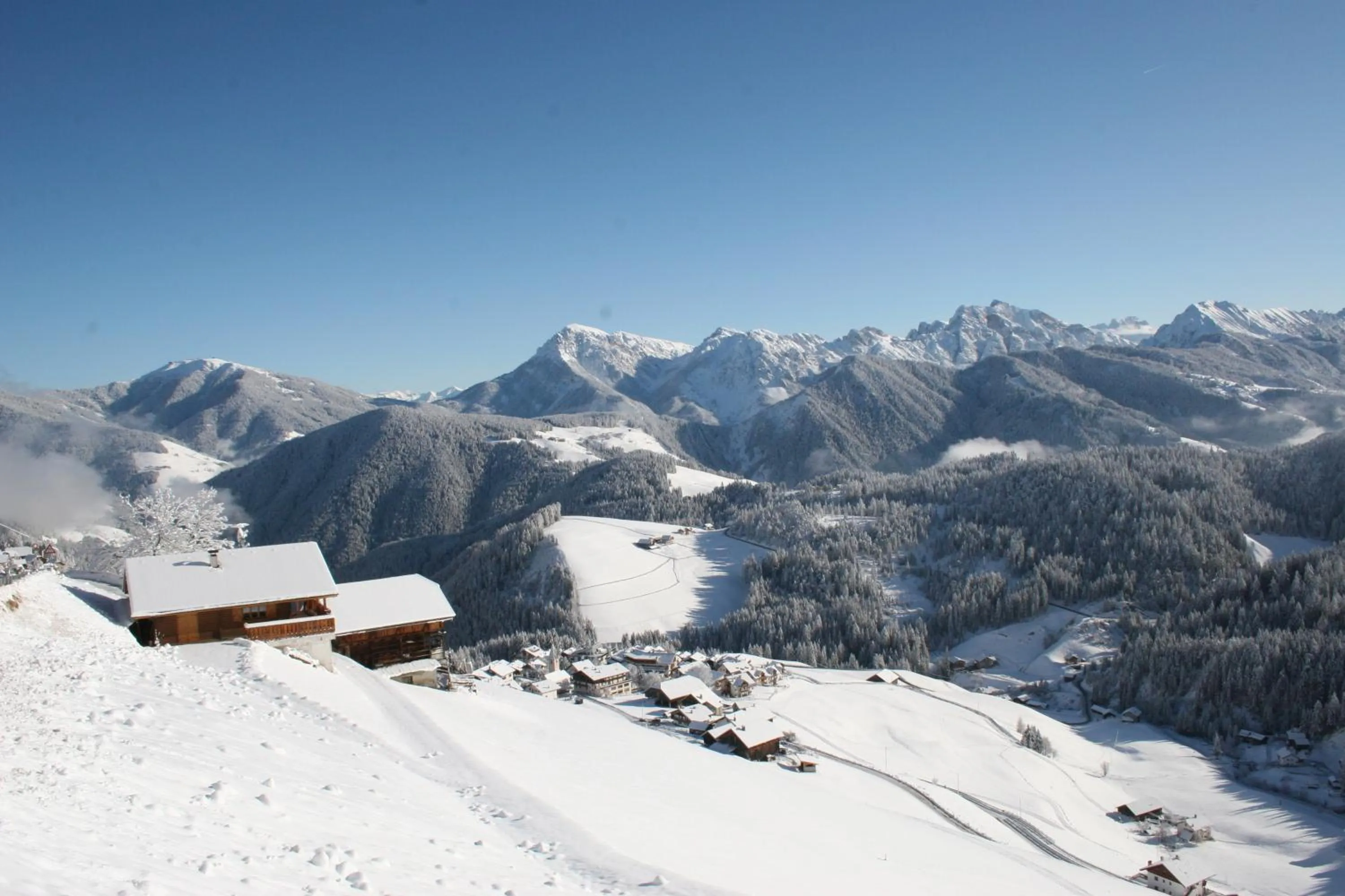Bird's eye view in Hotel Antermoia