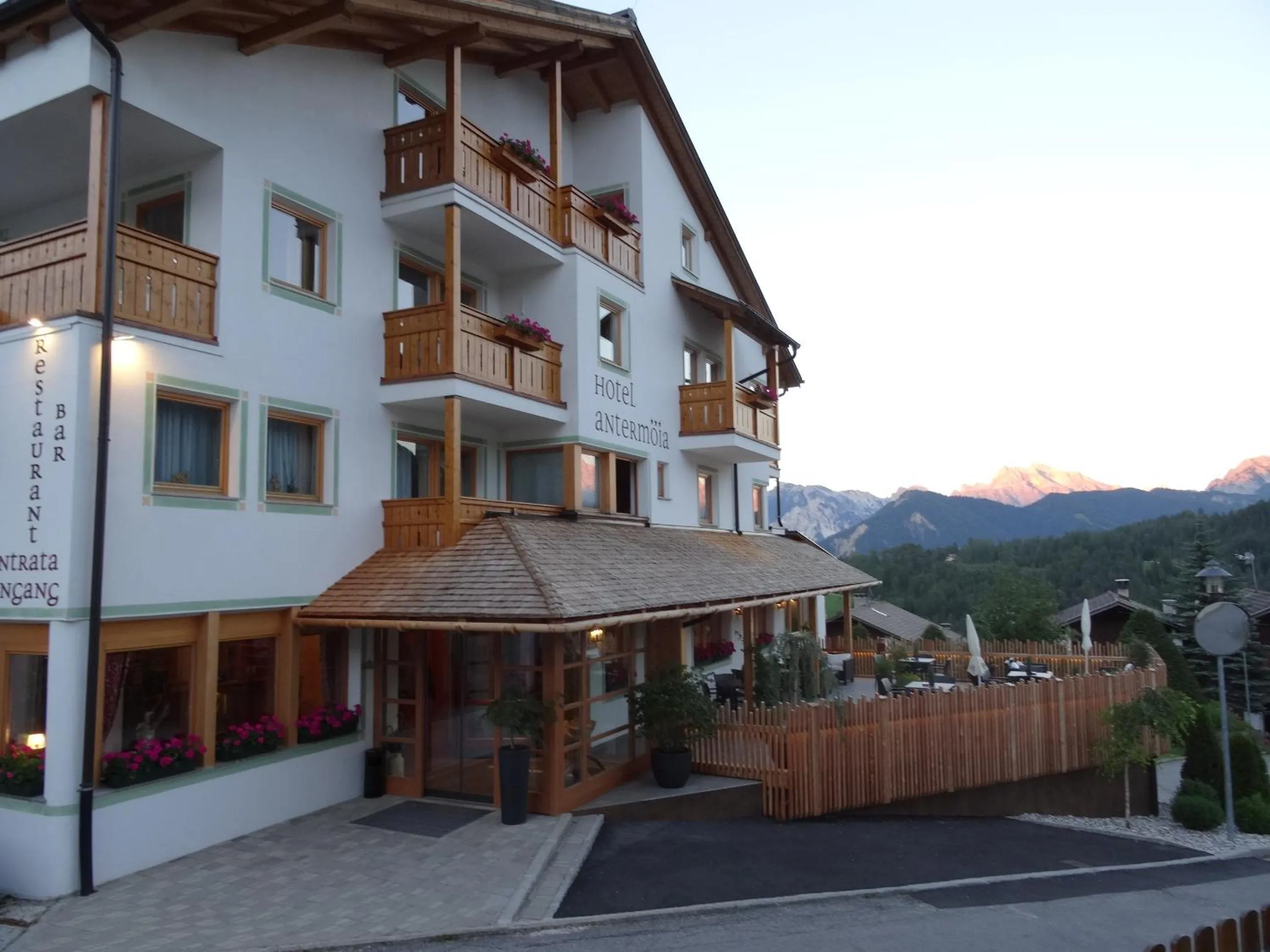Balcony/Terrace in Hotel Antermoia