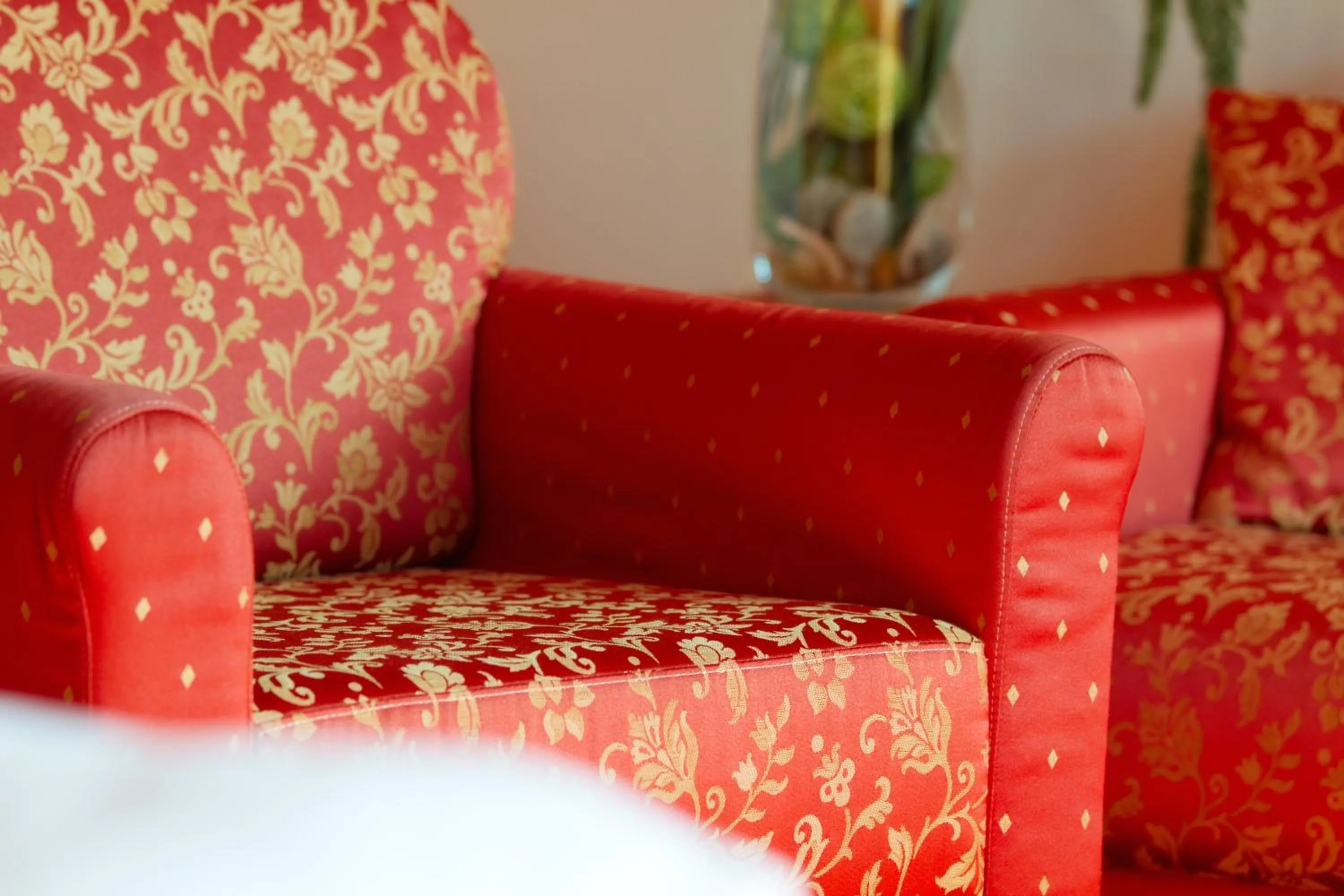 Seating area in Hotel Antermoia