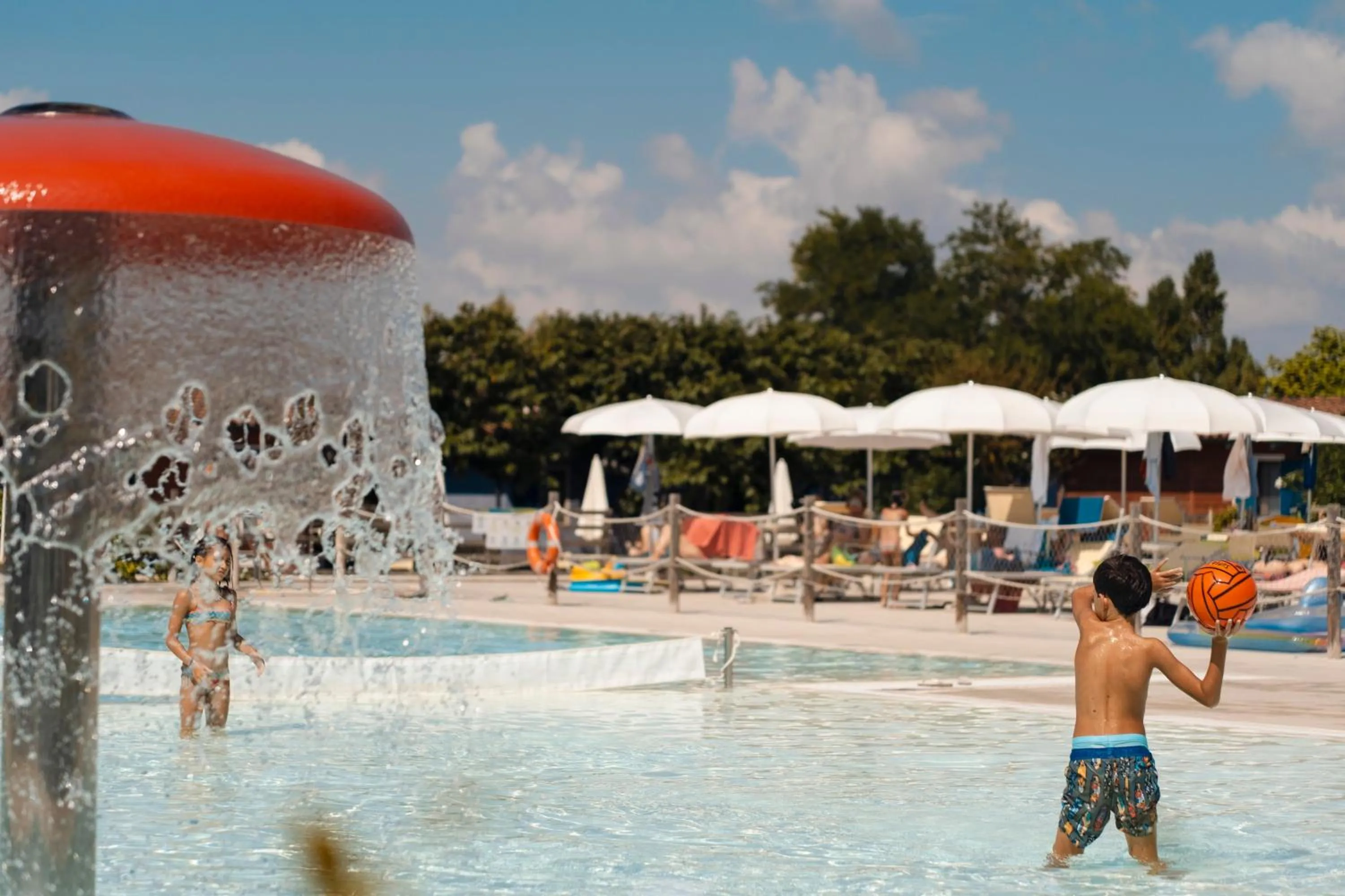 Pool view in Natural Village Resort