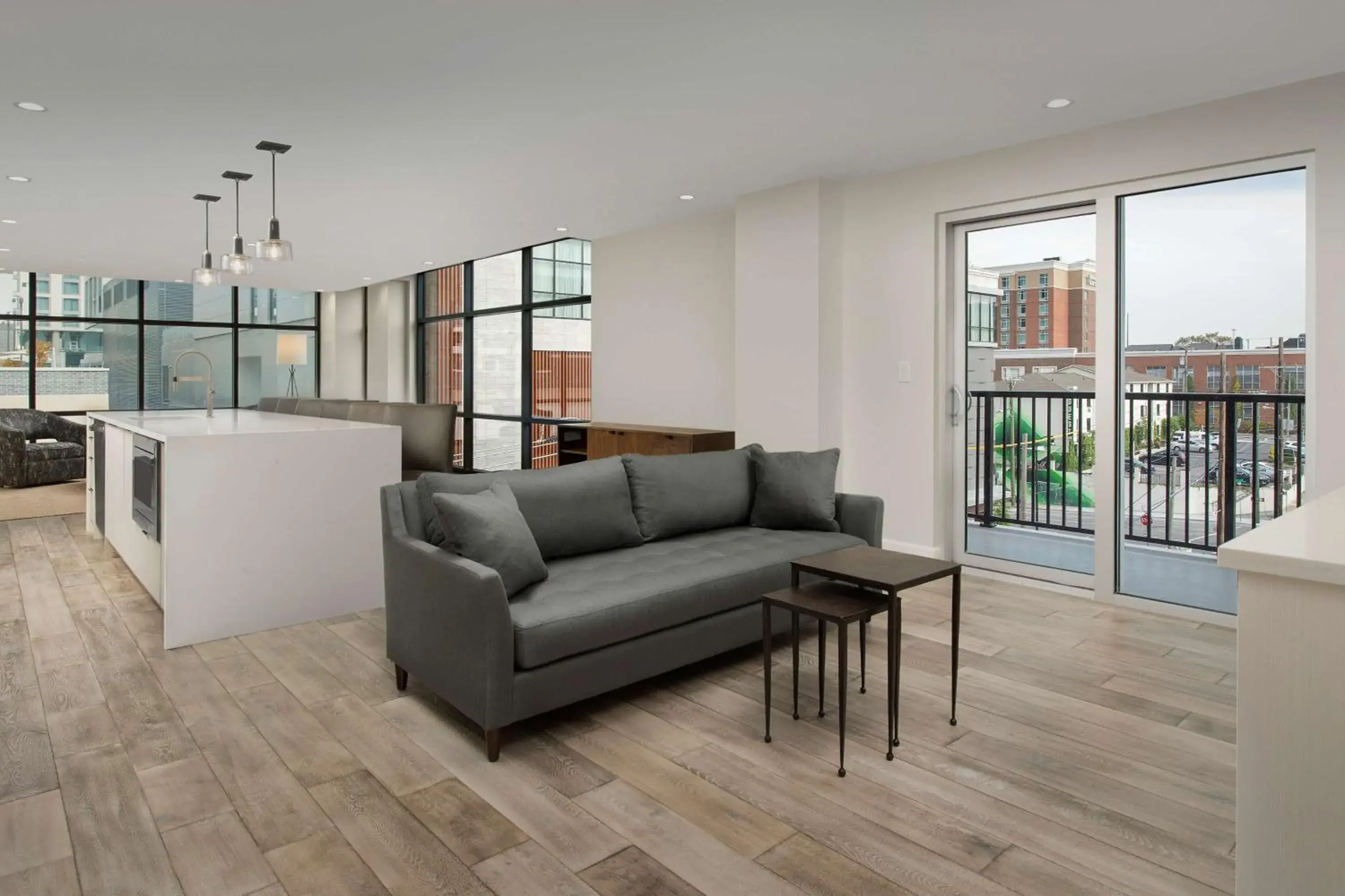 Living room in Home2 Suites By Hilton Nashville Downtown Convention Center Living room in Home2 Suites By Hilton Nashville Downtown Convention Center