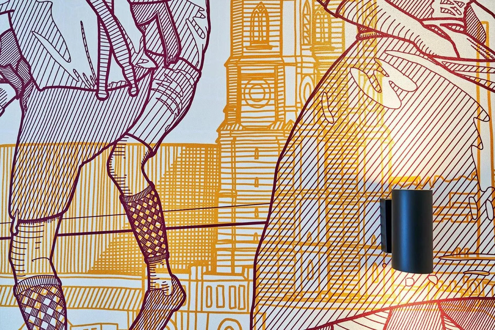 Decorative detail in McDreams Hotel München - Messe