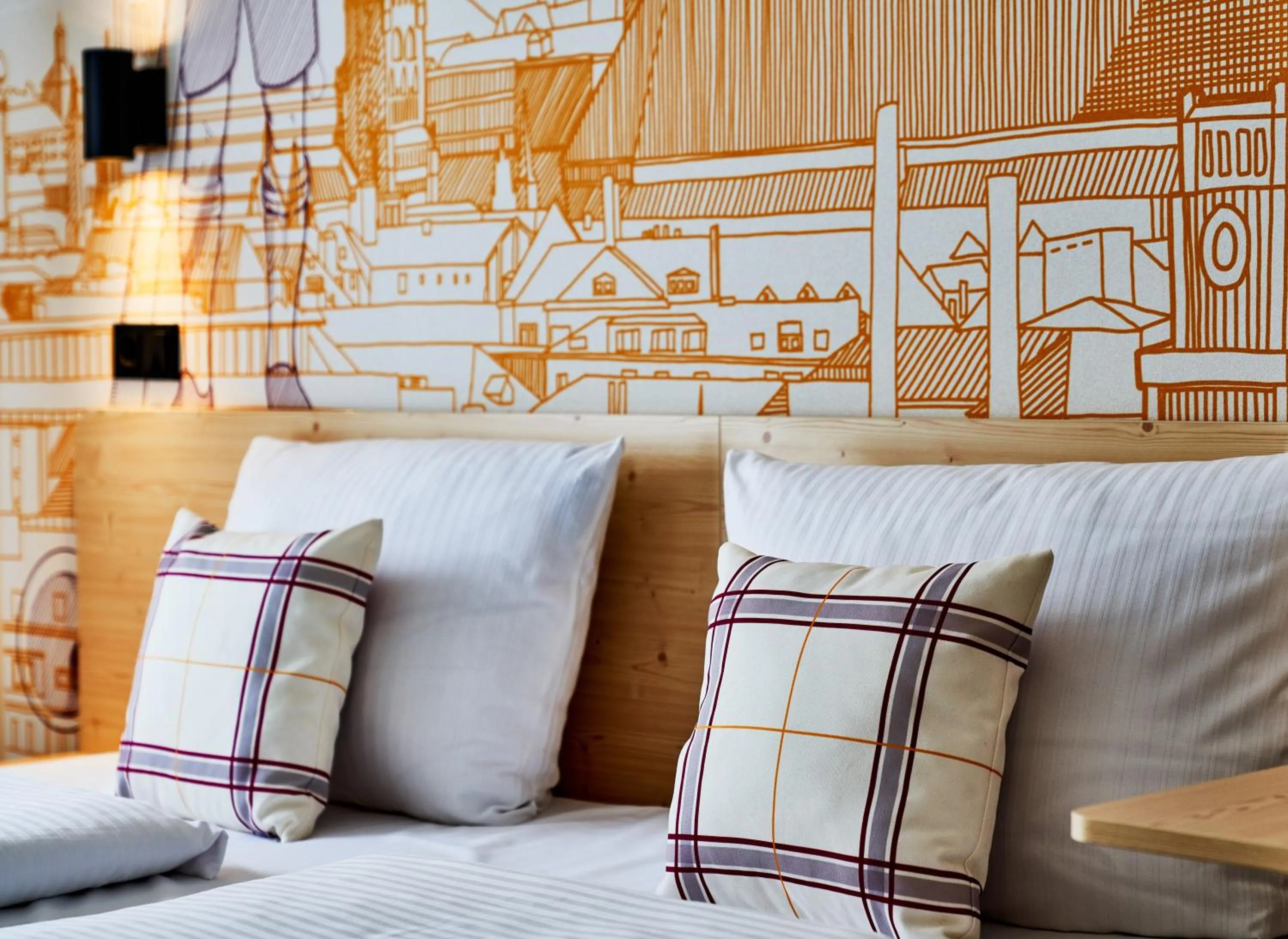 Bed in McDreams Hotel München - Messe