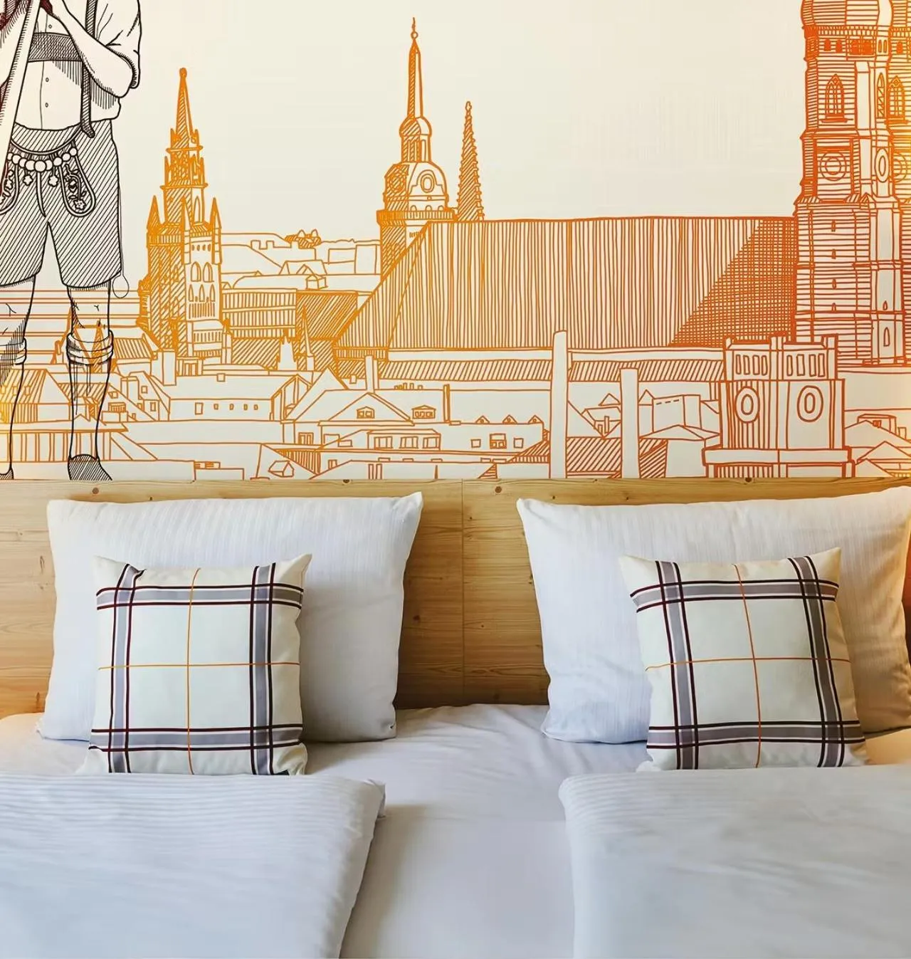 Photo of the whole room, Bed in McDreams Hotel München - Messe