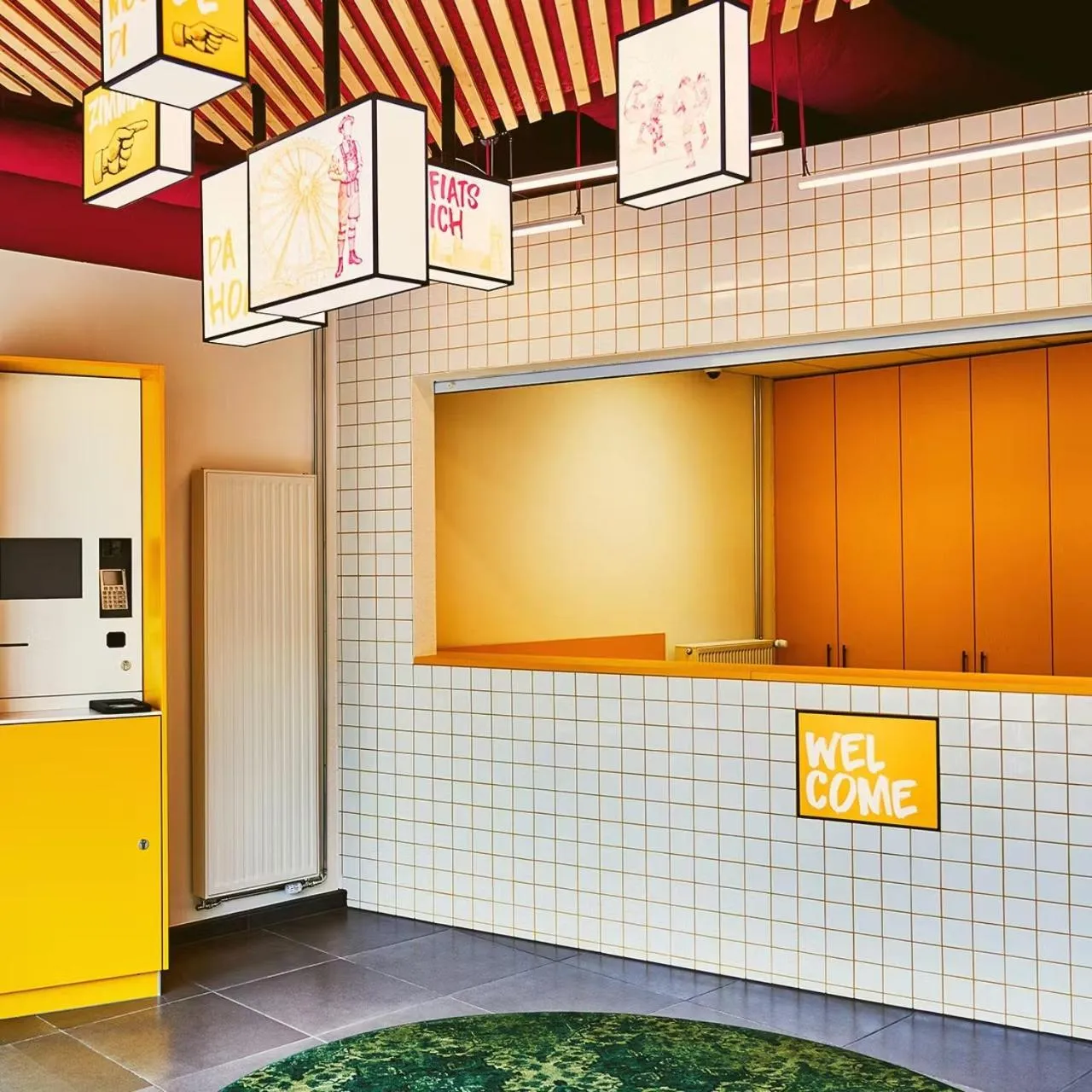 Lobby or reception in McDreams Hotel München - Messe