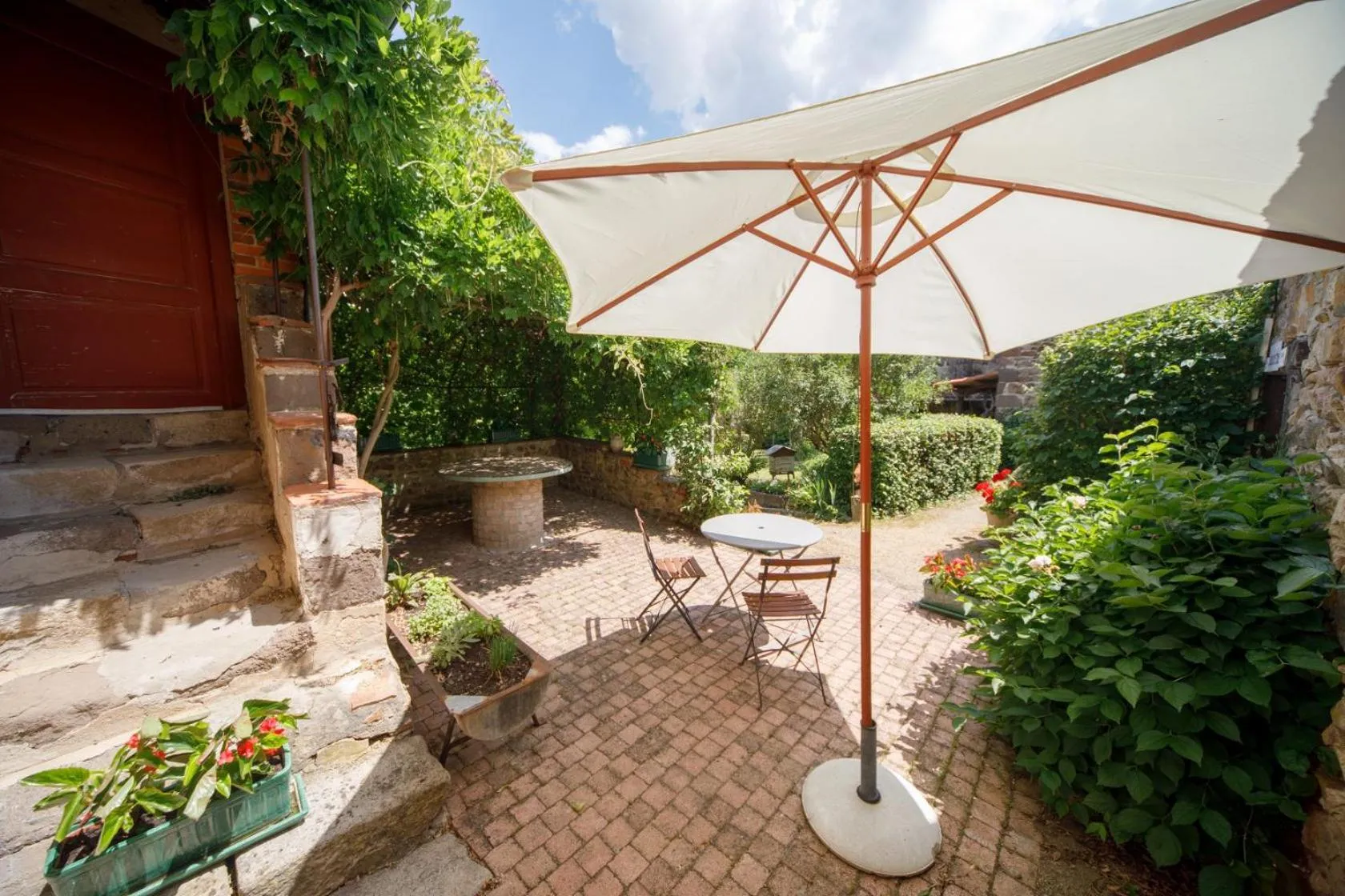 BBQ facilities in Ermitage Saint Vincent B&B