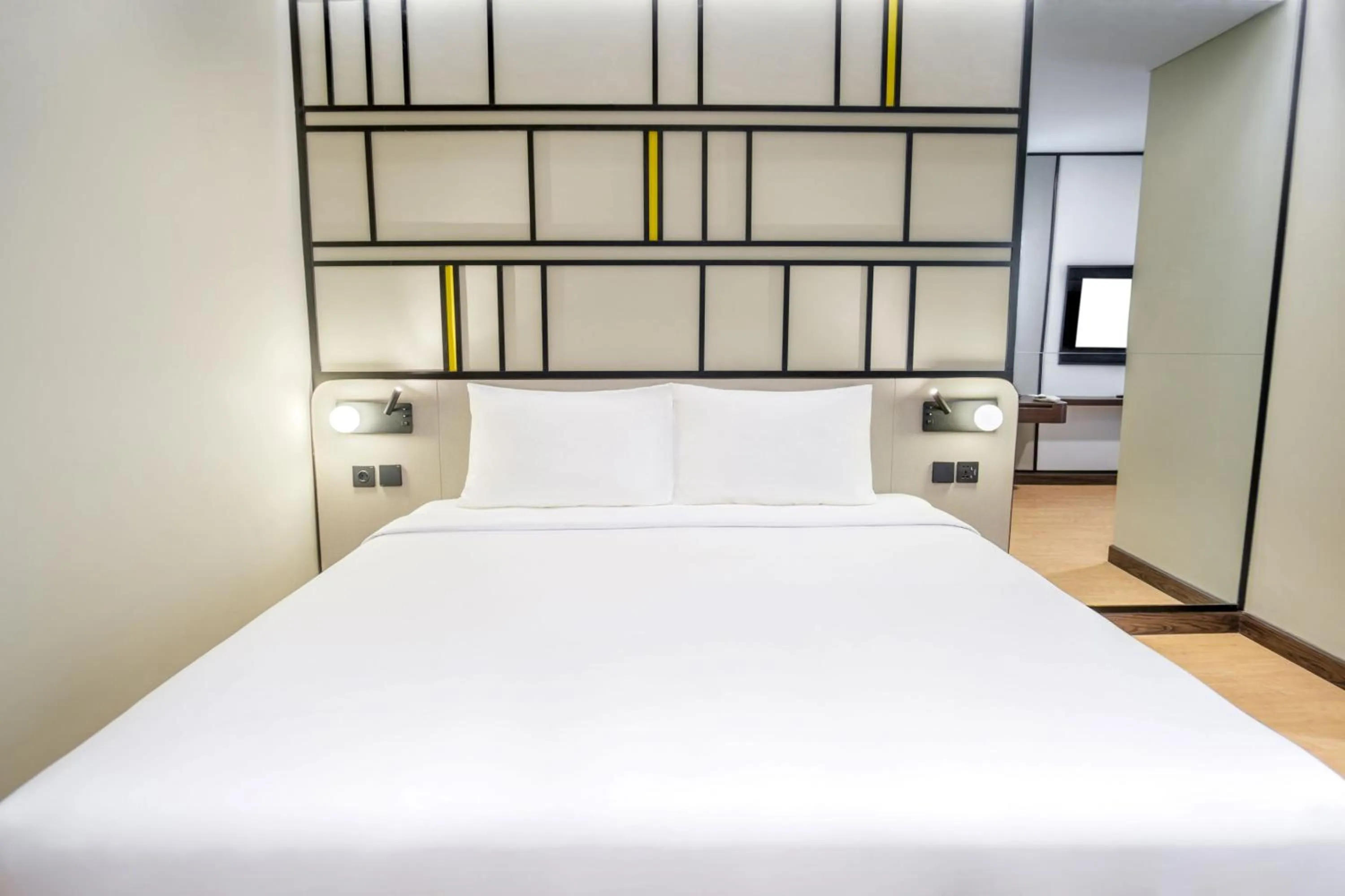 Bed in Yello Hotel Samarinda