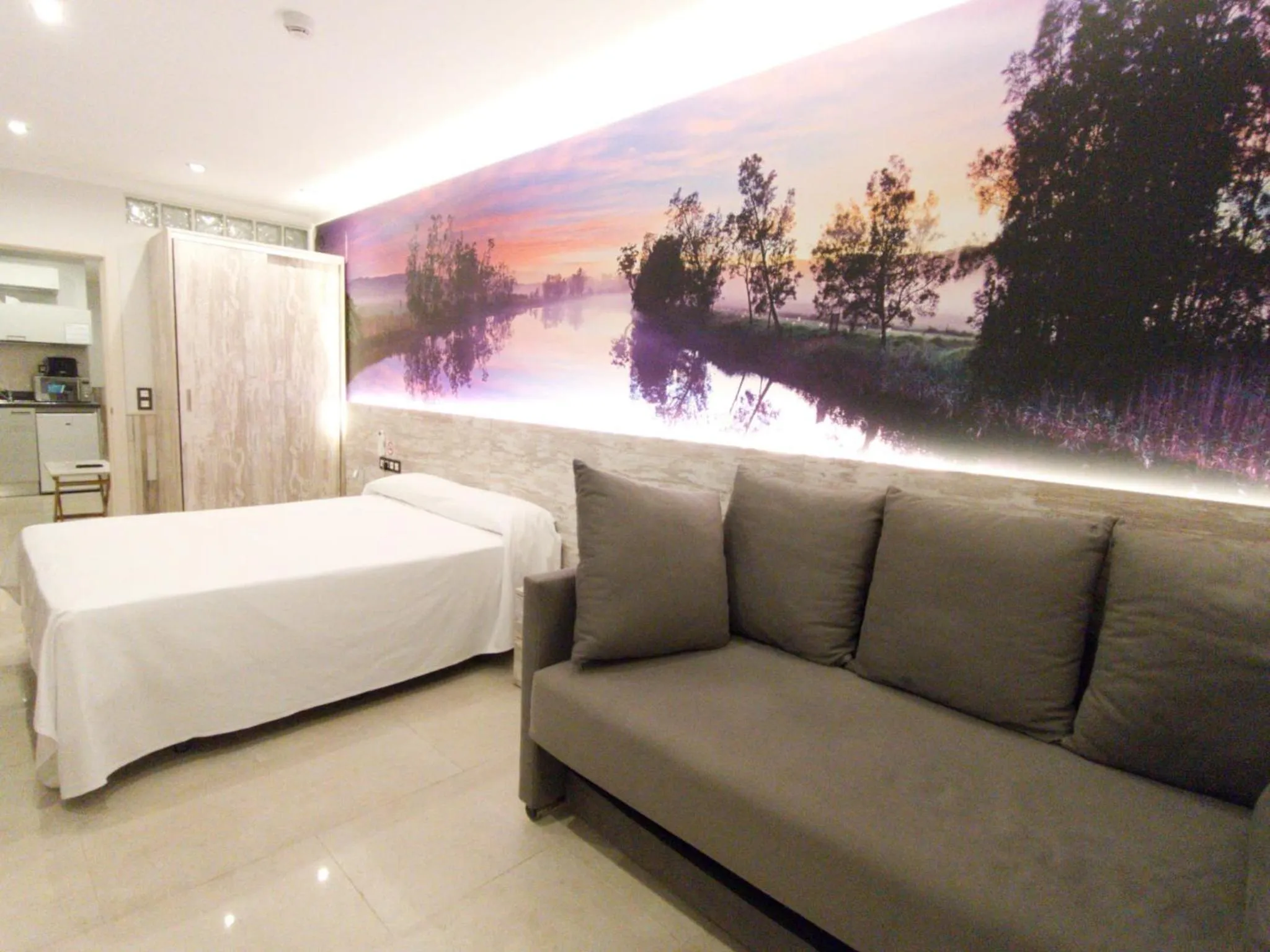 Bed in Pensión Astigarraga