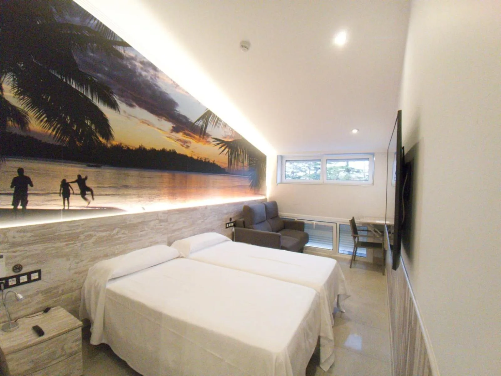 Bed in Pensión Astigarraga