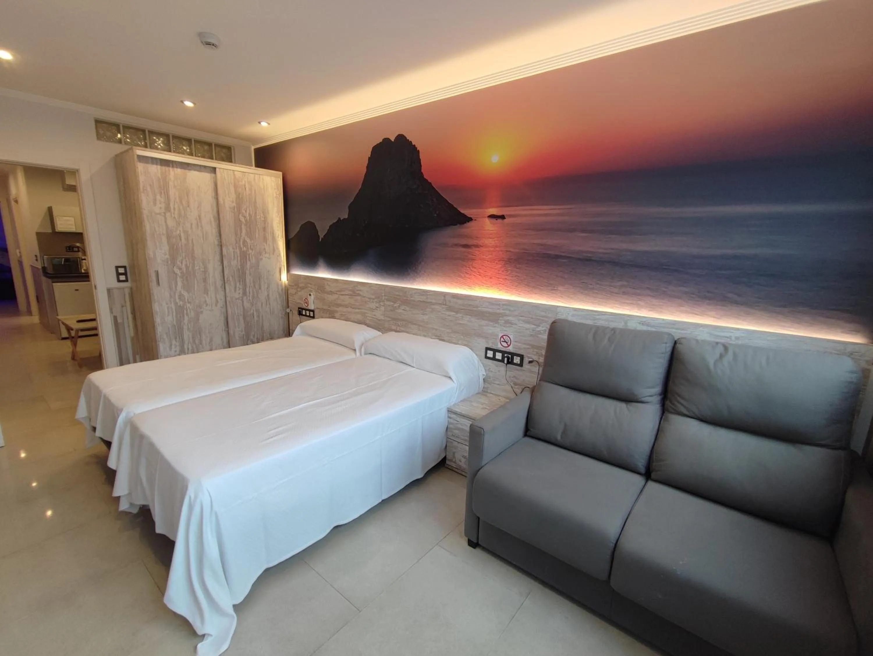 Bed in Pensión Astigarraga