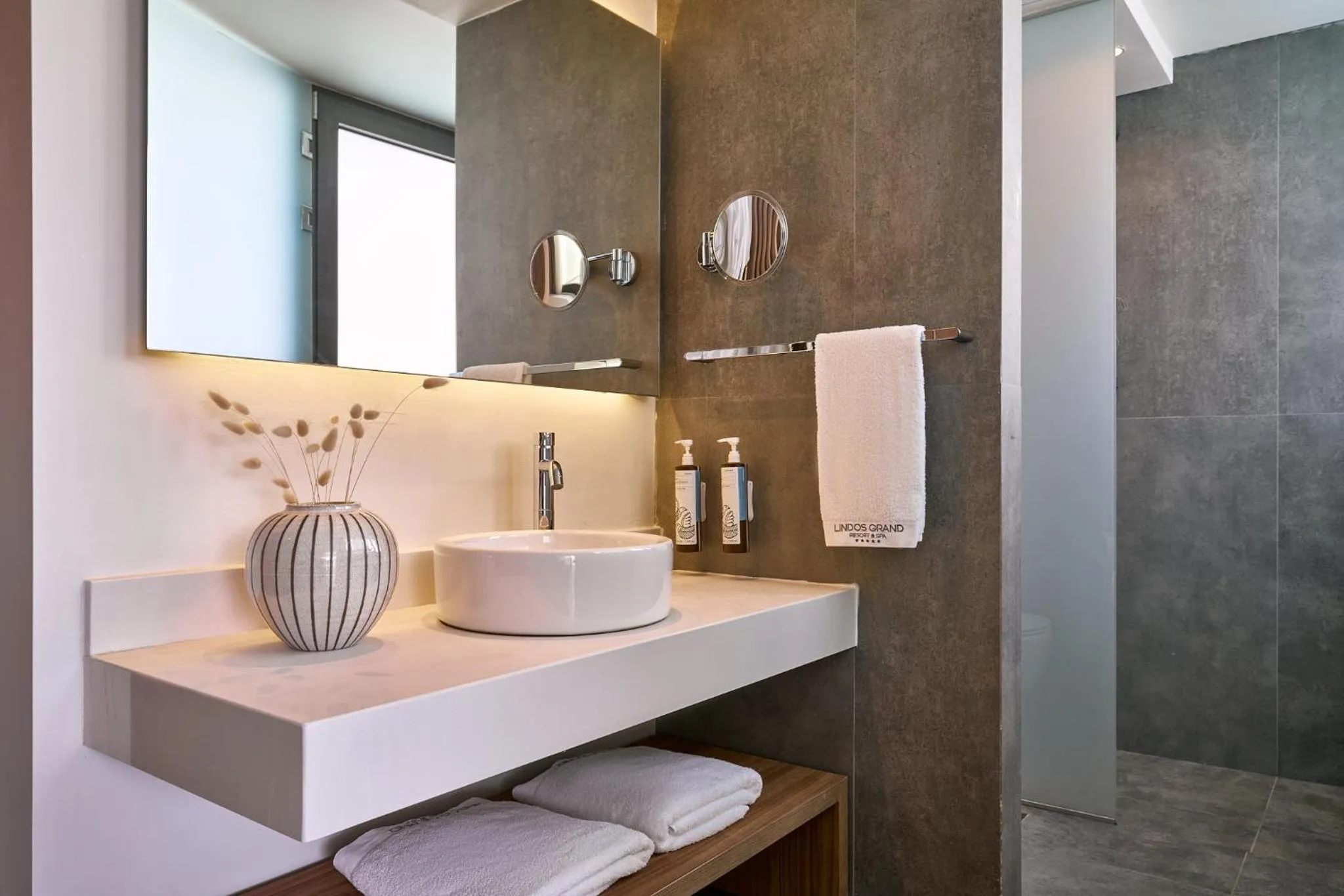 Bathroom in Lindos Grand Resort & Spa - Adults Only