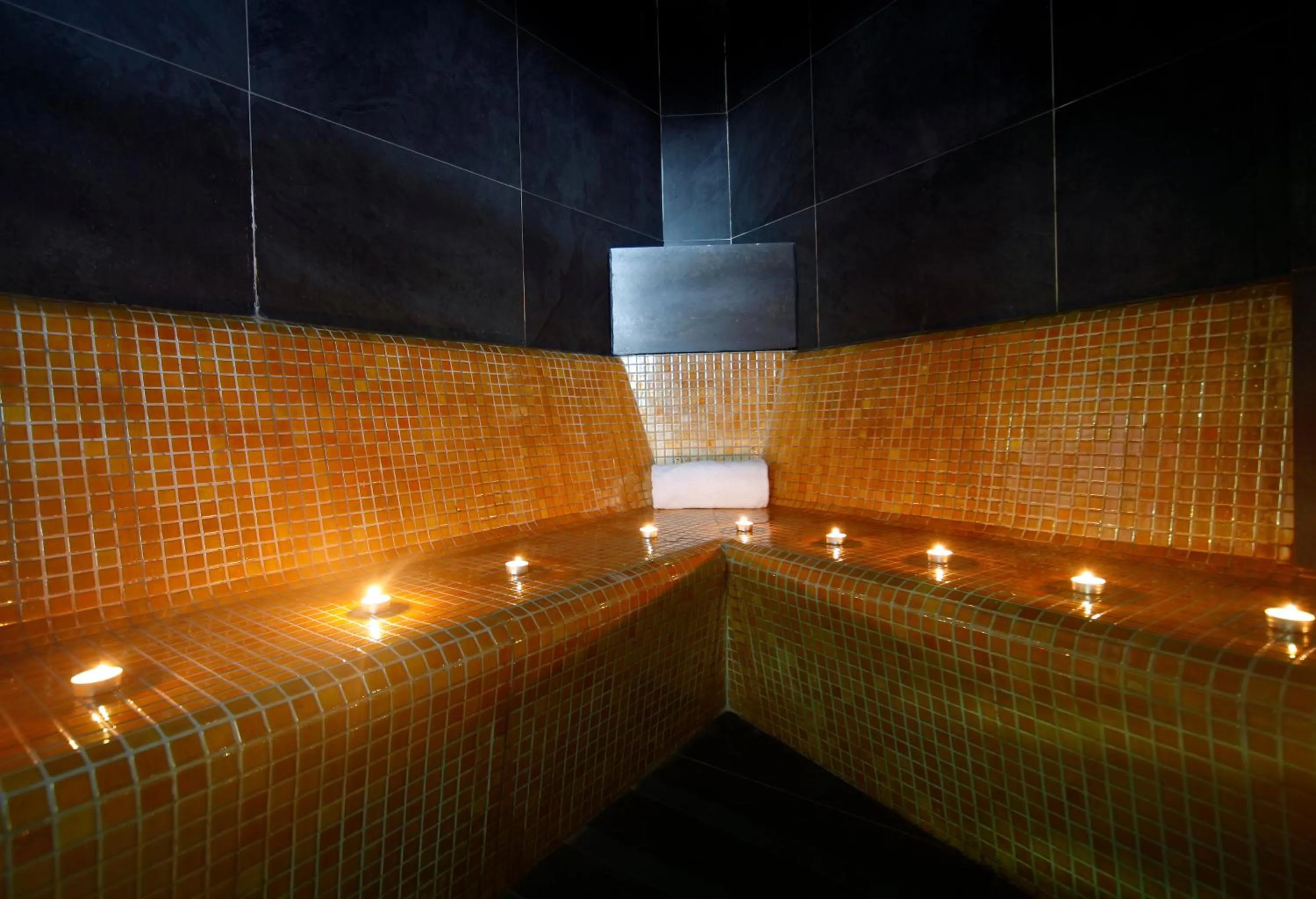 Steam room in Apartahotel & Spa Jacetania
