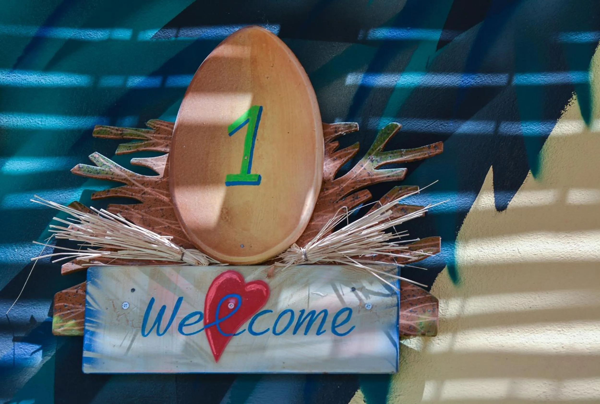 Decorative detail in Rooster Guesthouse Rooms