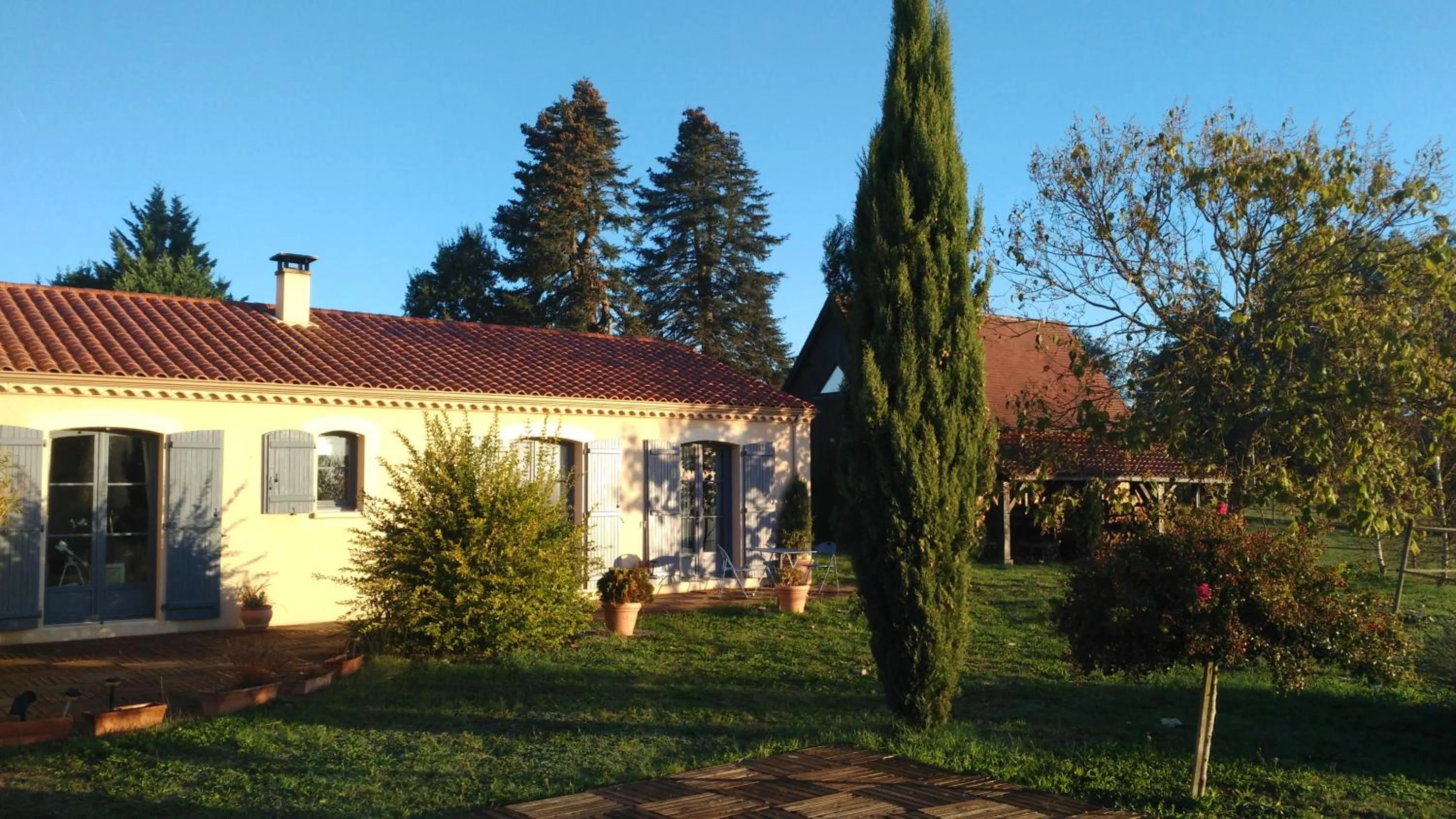 Patio in La Rolandie Haute