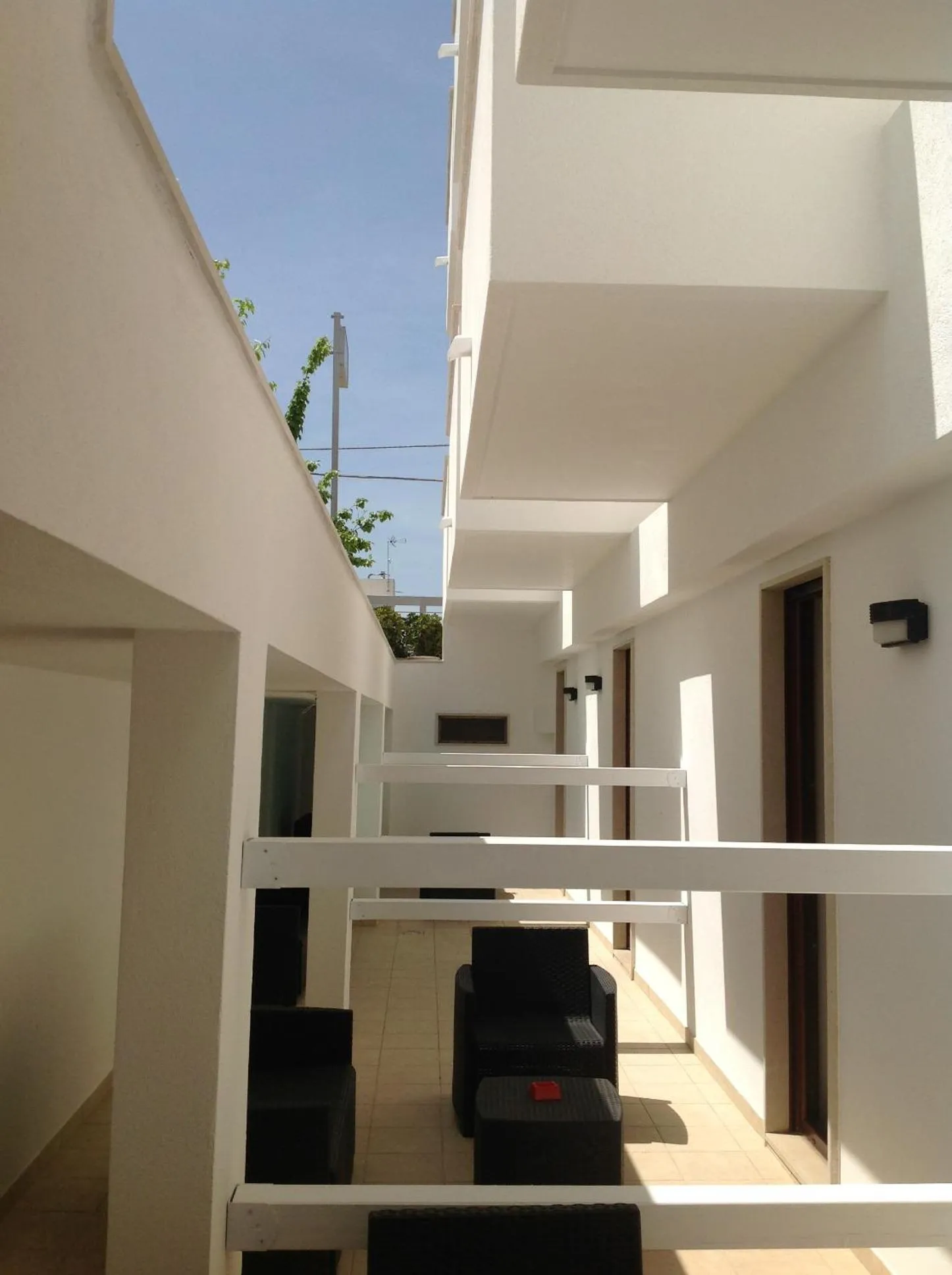 Patio in Hotel Corallo