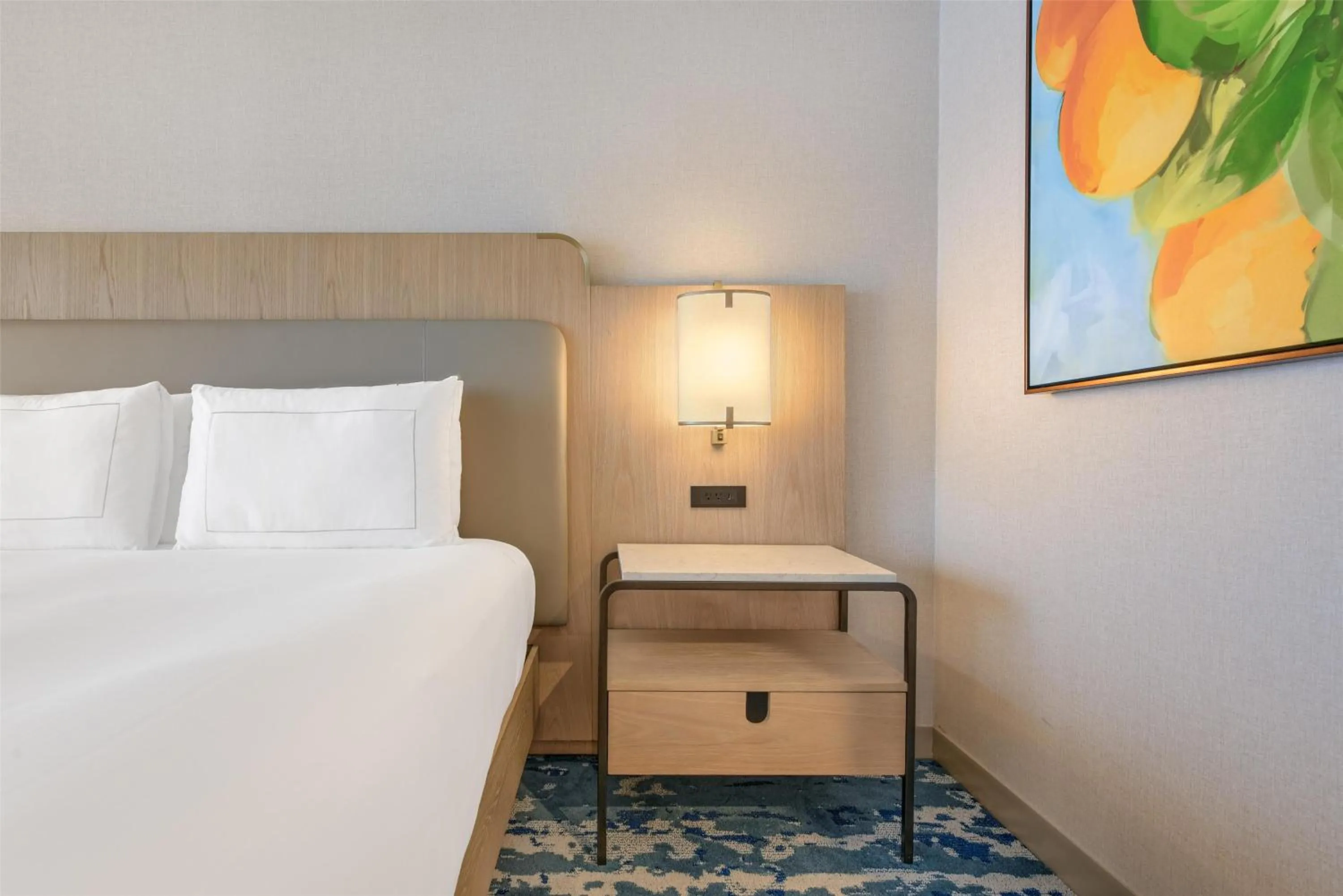 Bed in Hilton Anaheim