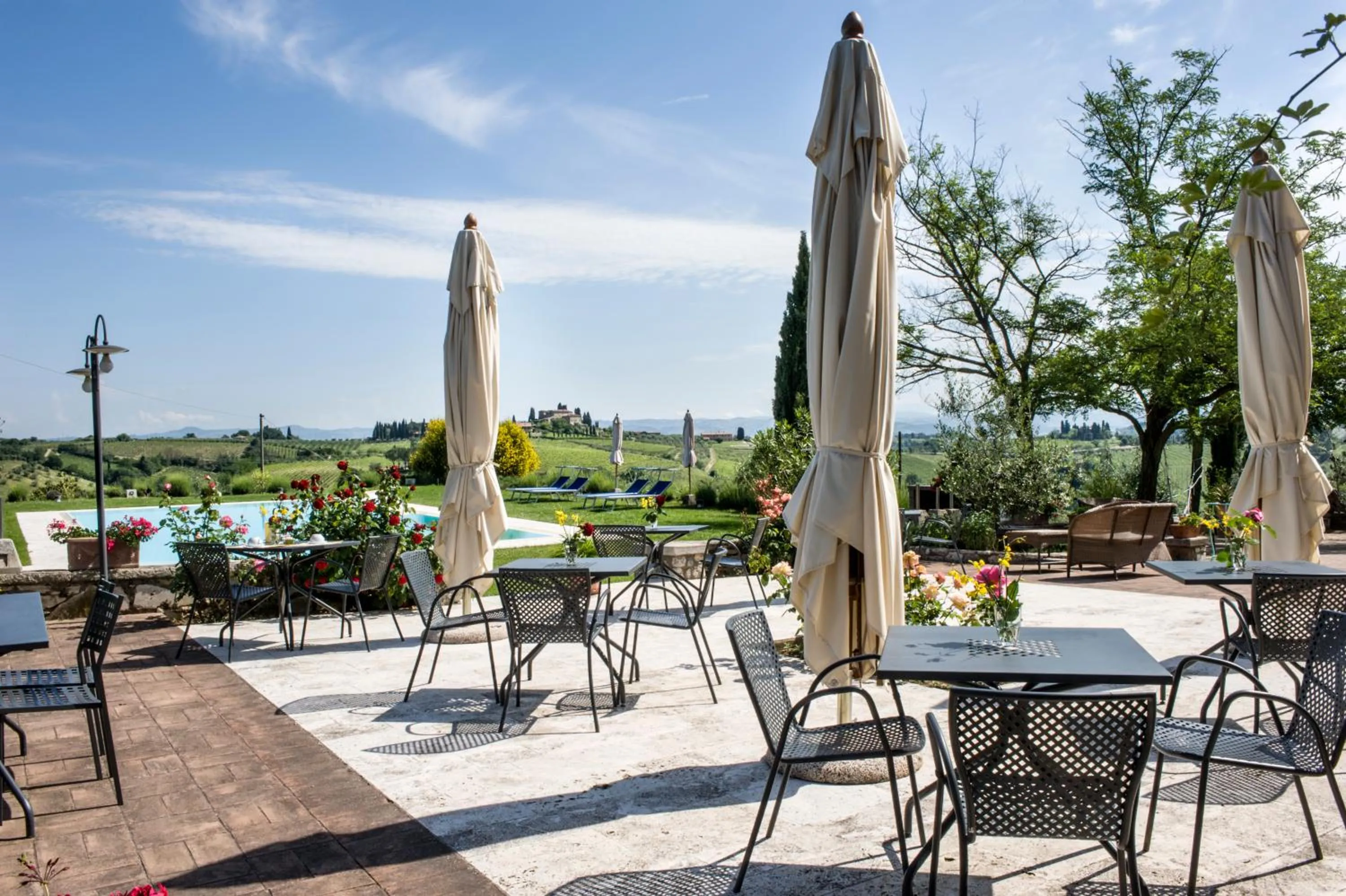 Restaurant/places to eat in B&B Ponte a Nappo San Gimignano