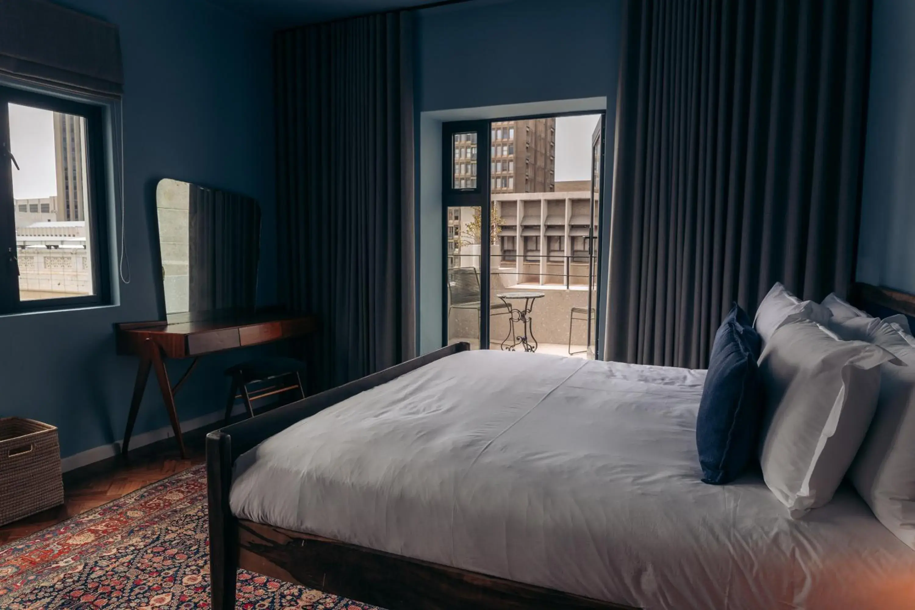 Bedroom, Bed in Gorgeous George by Design Hotels ™ Bedroom, Bed in Gorgeous George by Design Hotels ™