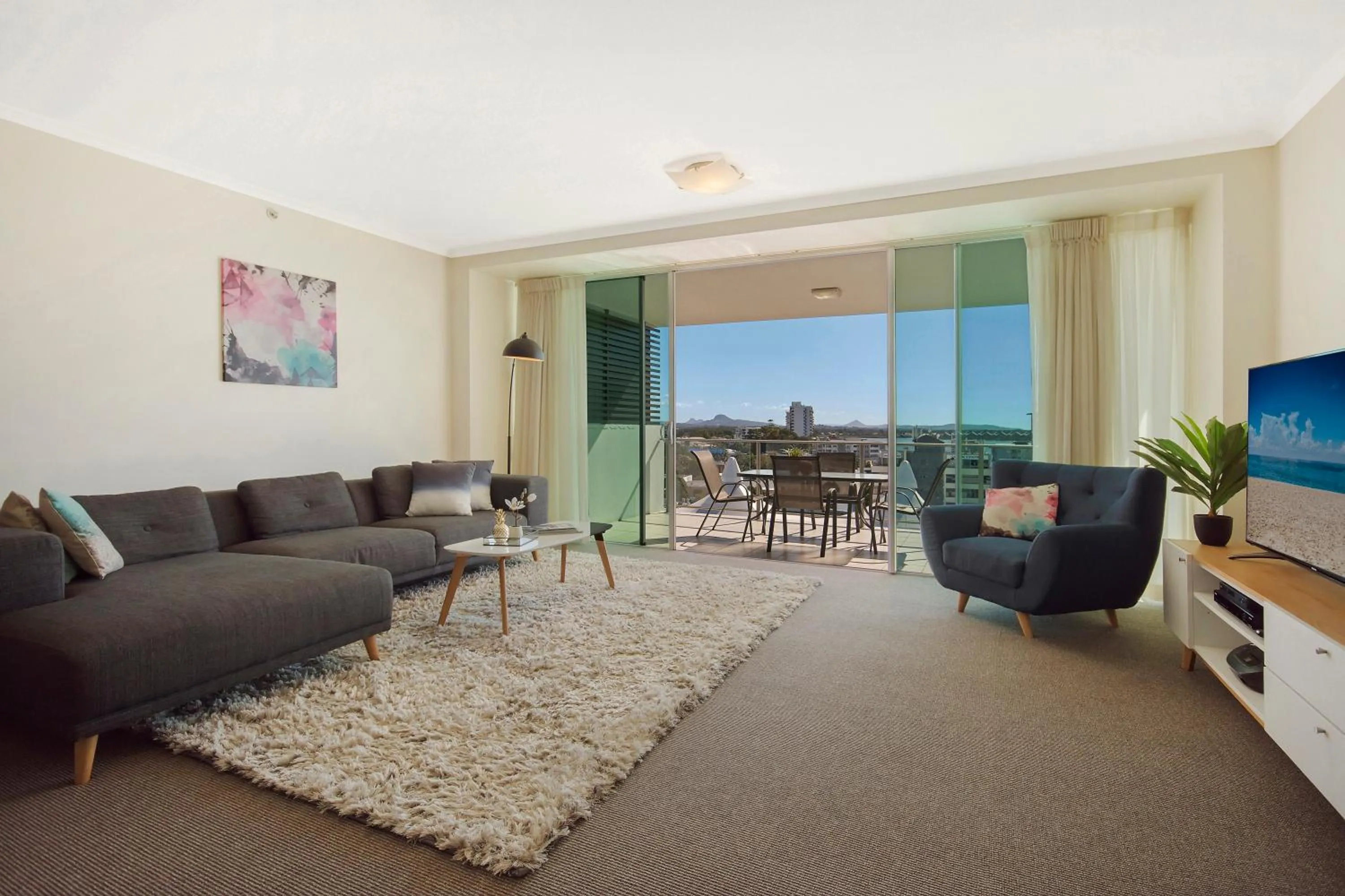 Living room in m1 Resort