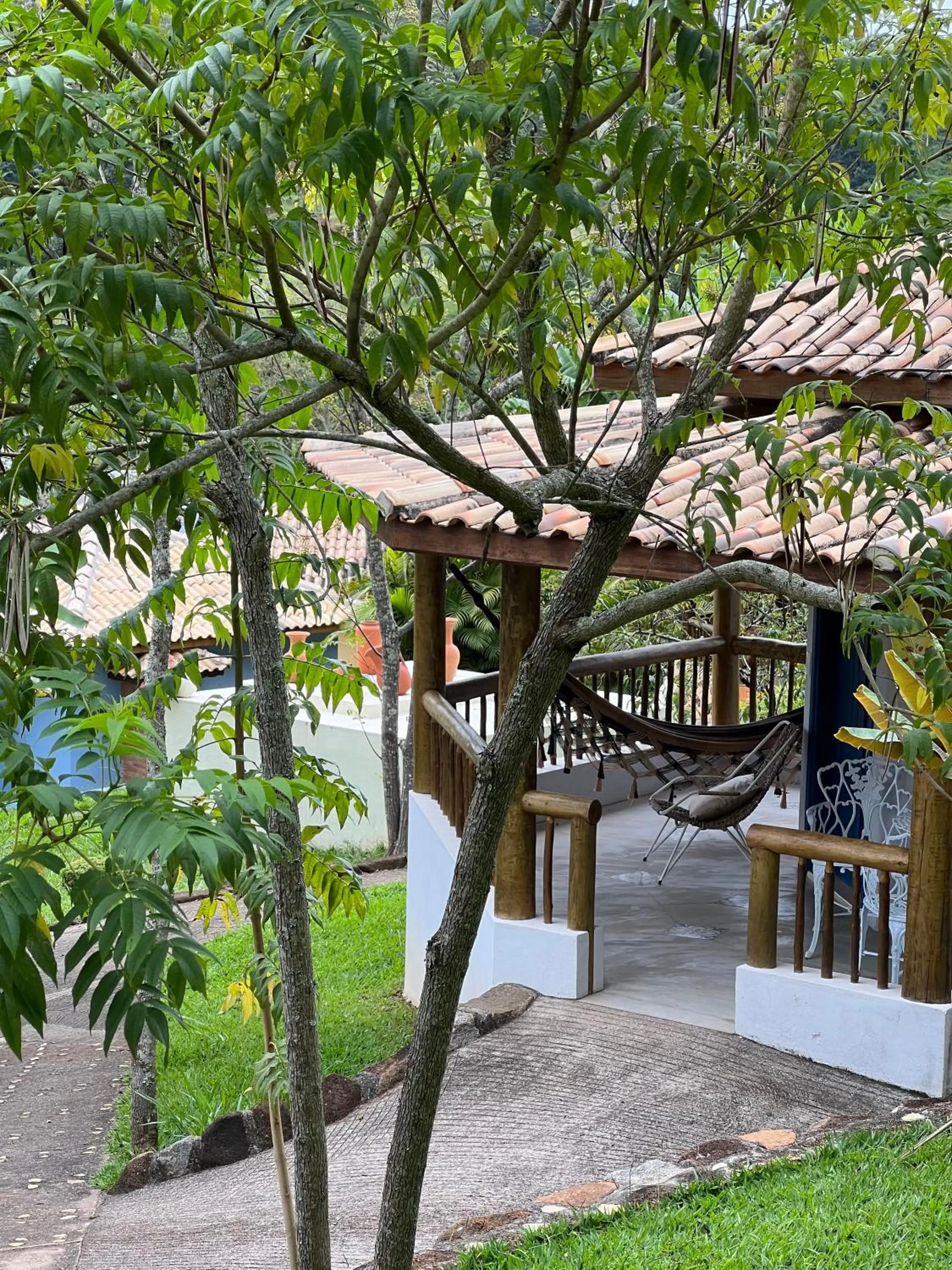 Chalet with Balcony in Pousada Cheiro da Terra