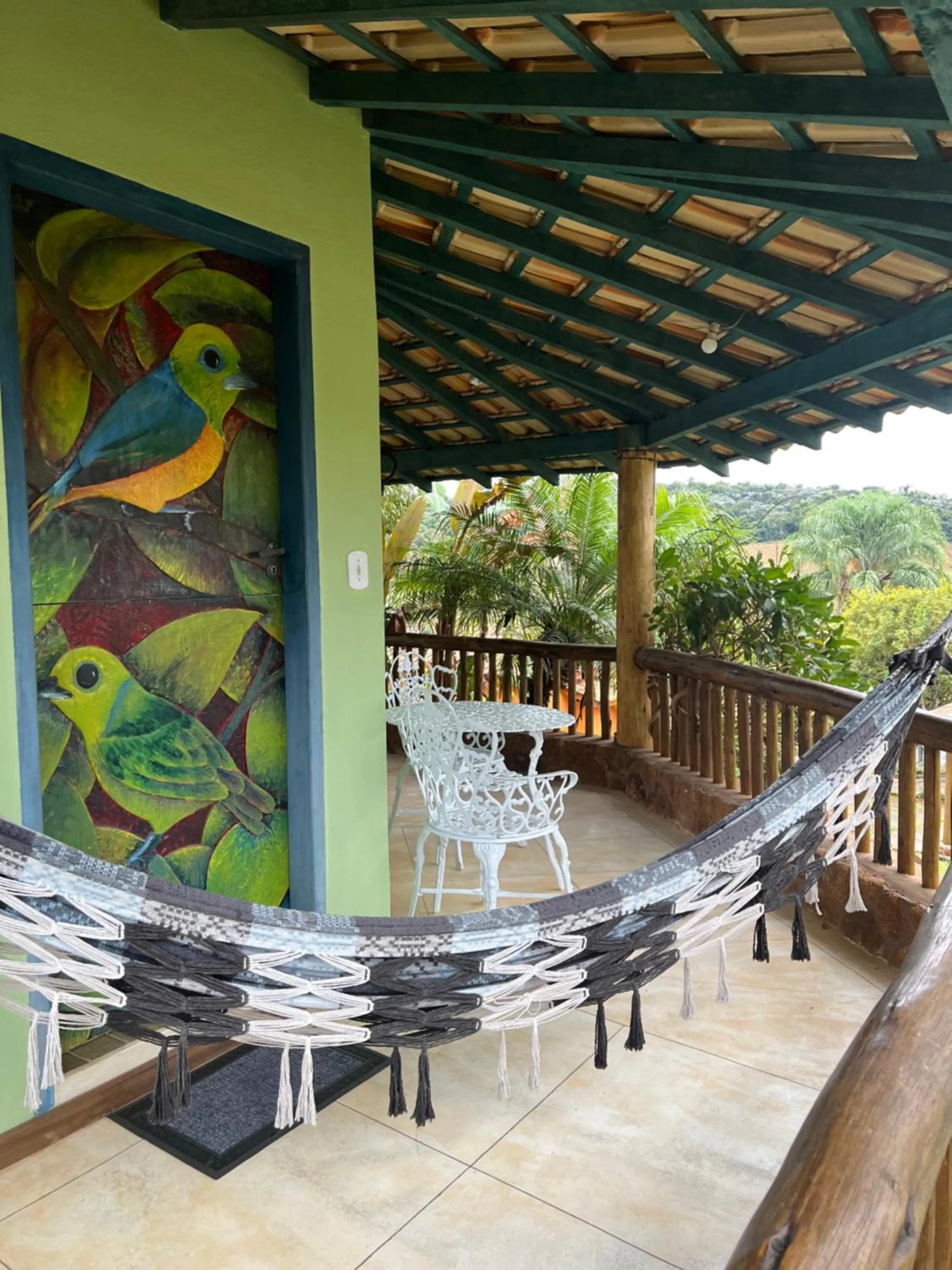 Chalet with Balcony and Spa Bath in Pousada Cheiro da Terra