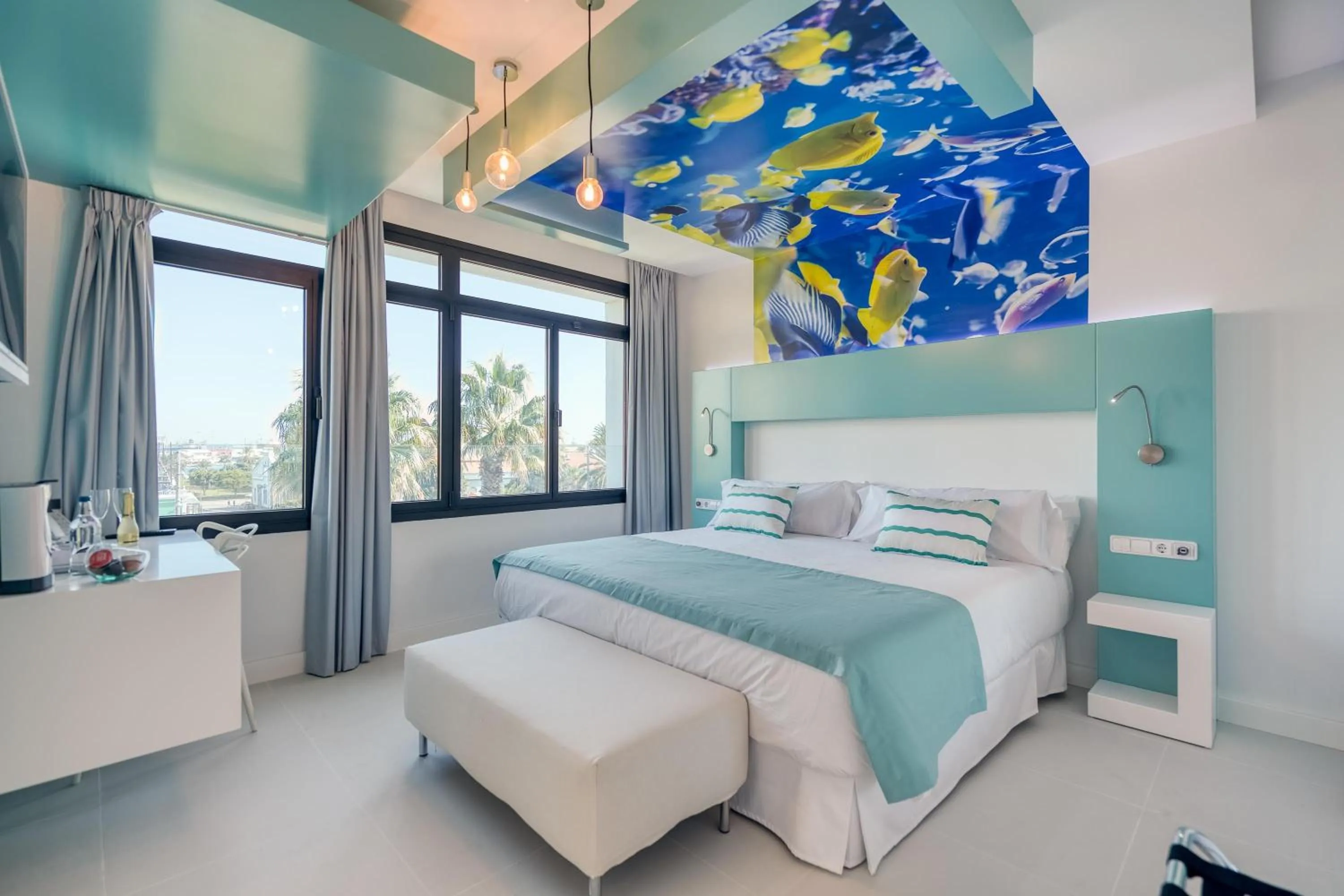 Photo of the whole room, Bed in HD Acuario Lifestyle